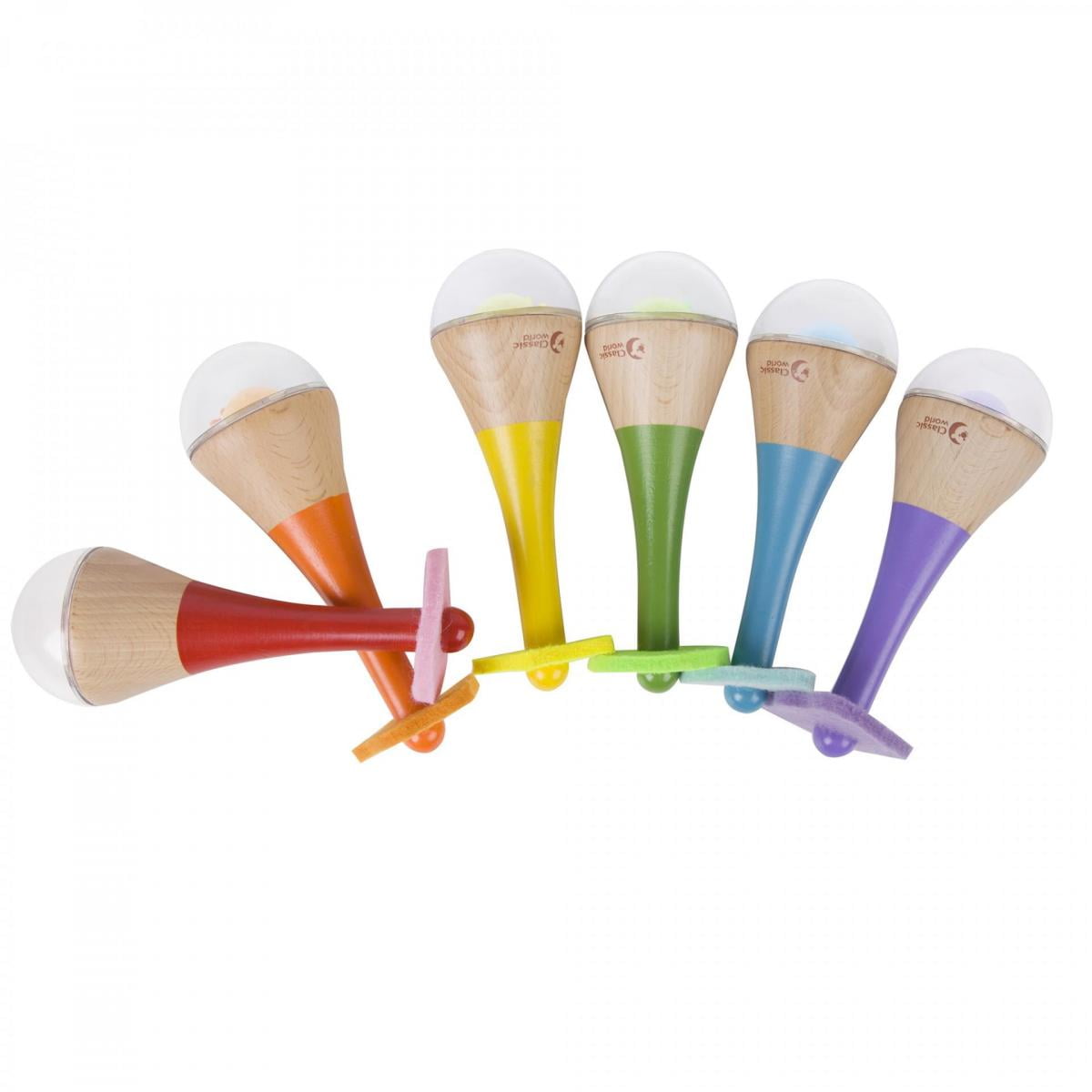 Classic World Rainbow Maracas