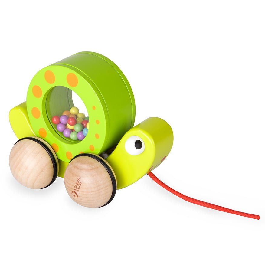 Classic World Pull Snail & Rattle