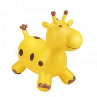 Gold Giraffe - bouncy animals ride on