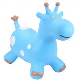 Blue Giraffe bouncy toy