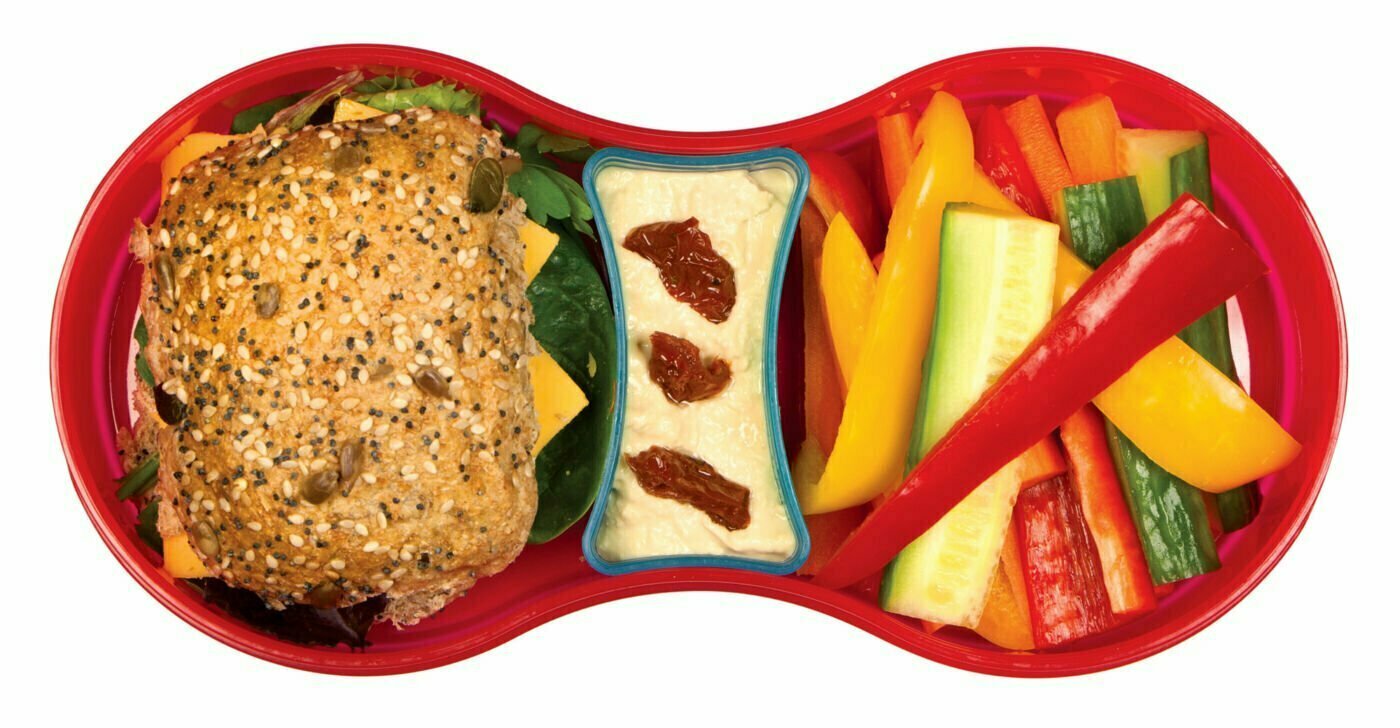 Tum Tum - Lunch Set With Dipping Pot Separator - Bugs