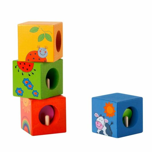 Classic World Discovery Cubes with Animal Puzzle