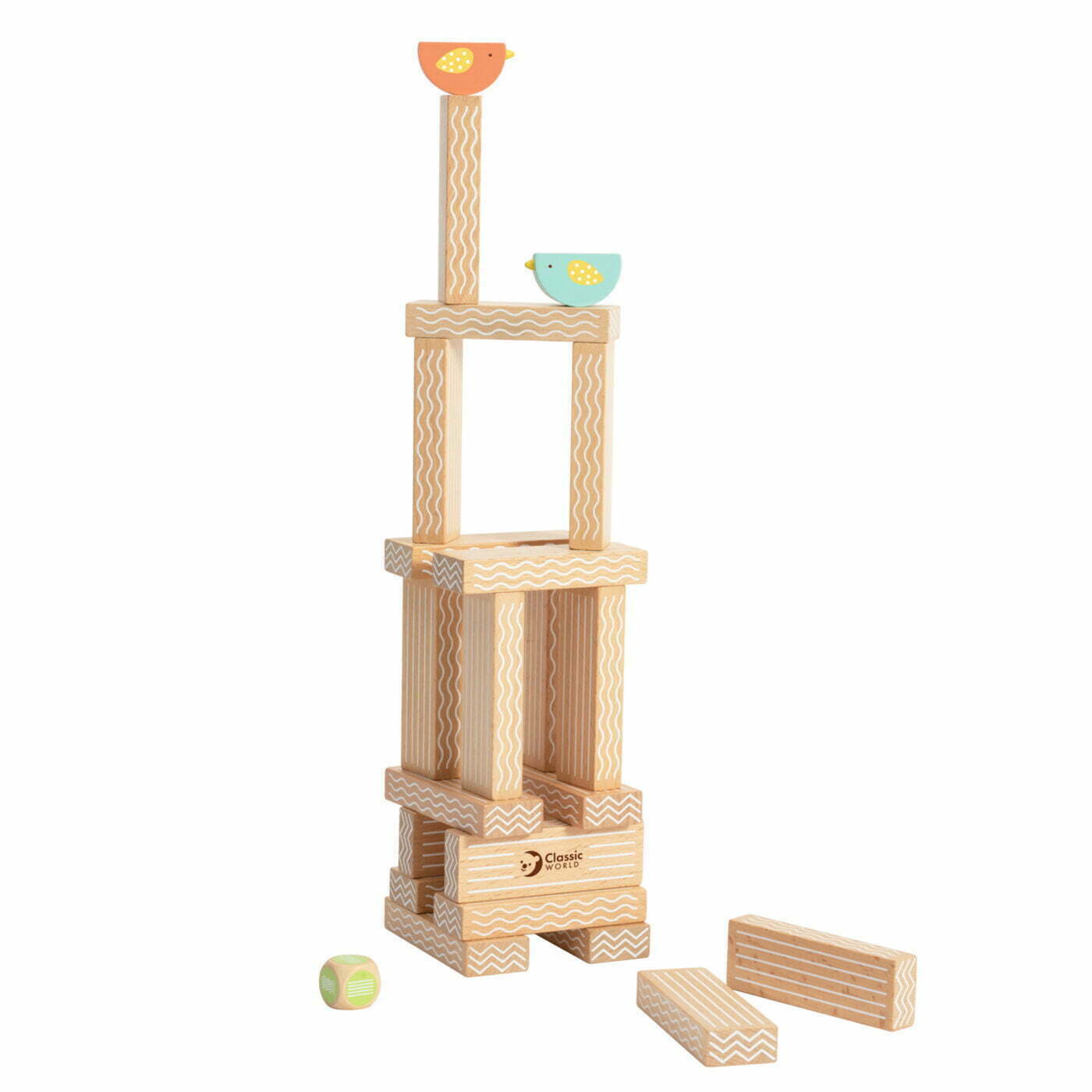 Classic World Bird Stacking Game