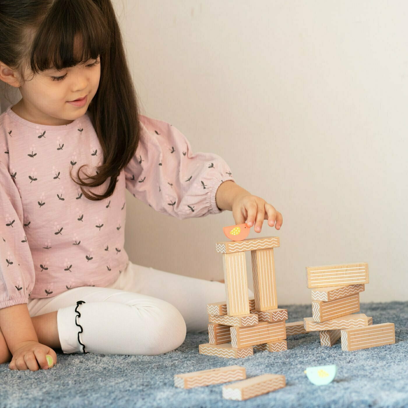 Classic World Bird Stacking Game