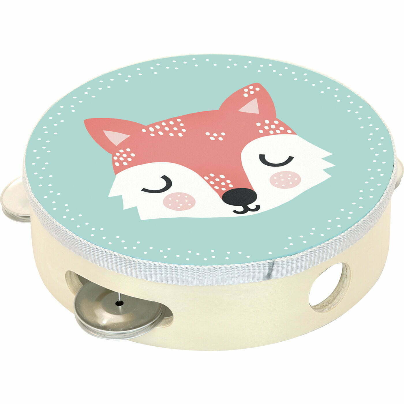 Vilac Fox Wood Tambourine