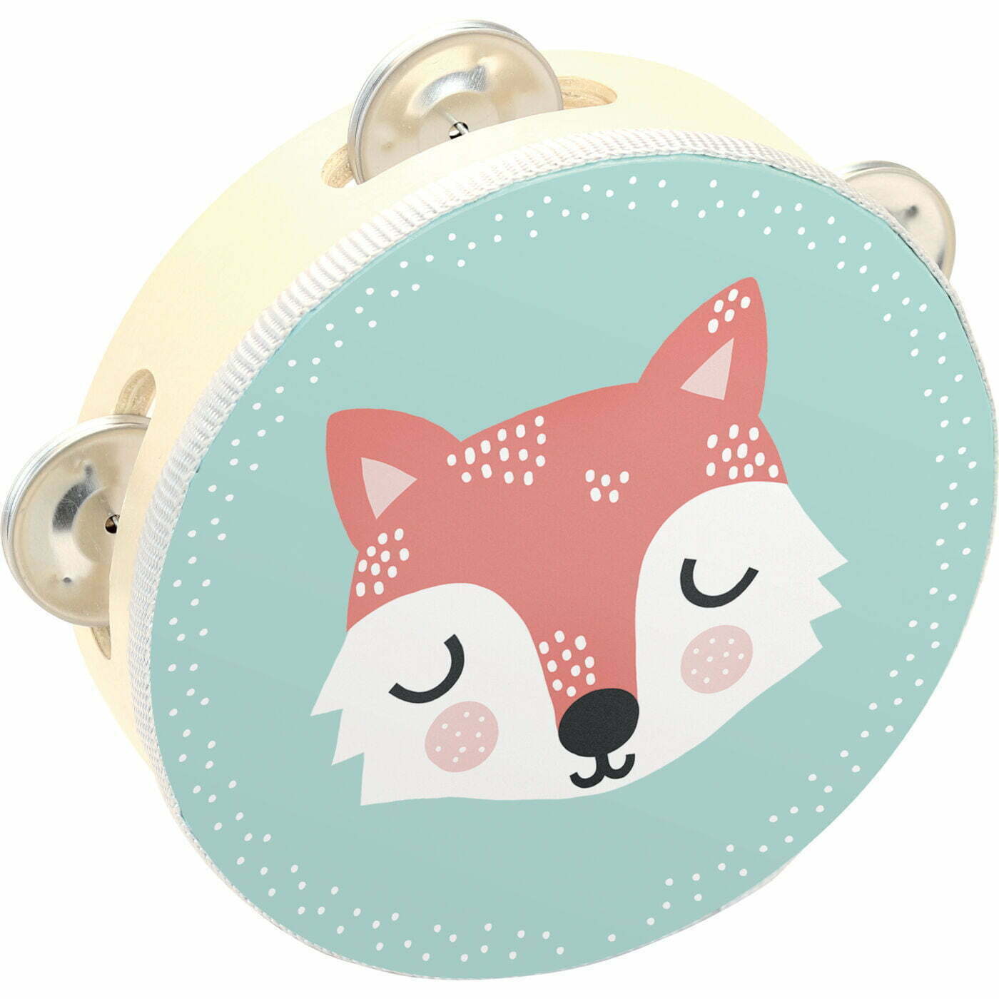 Vilac Fox Wood Tambourine