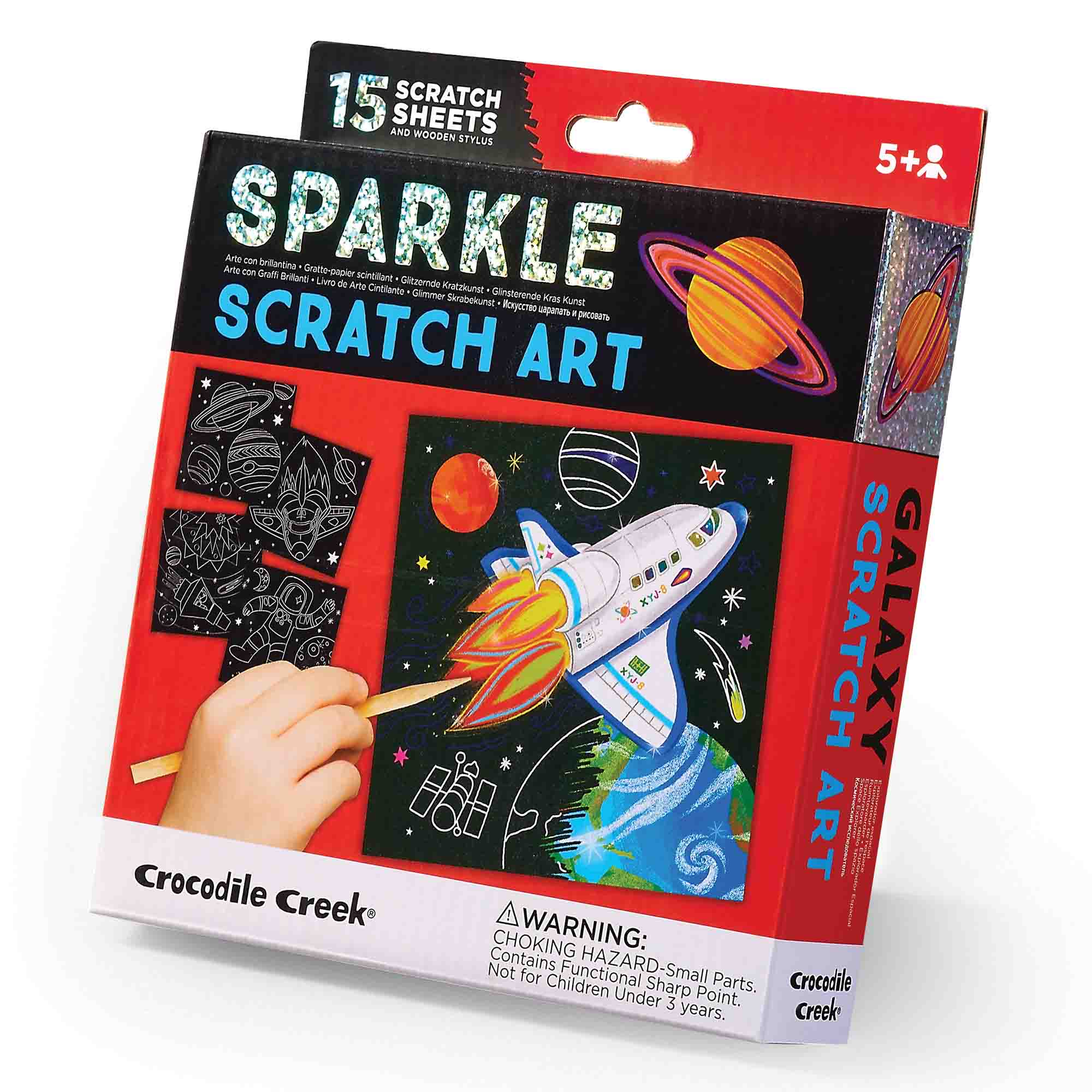 Space Scratch Art