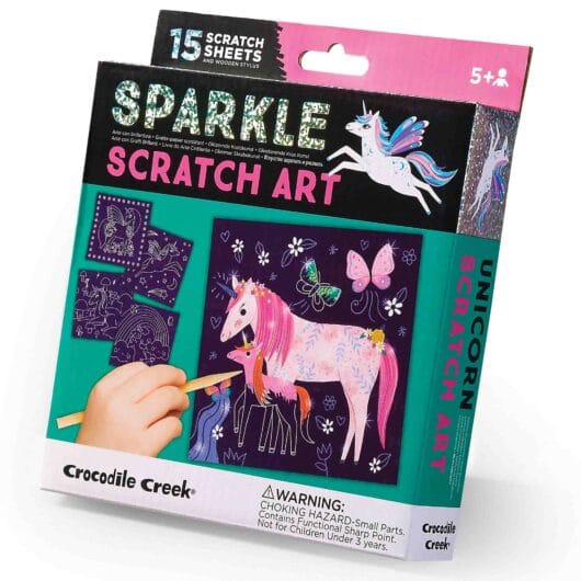 Unicorn Scratch Art