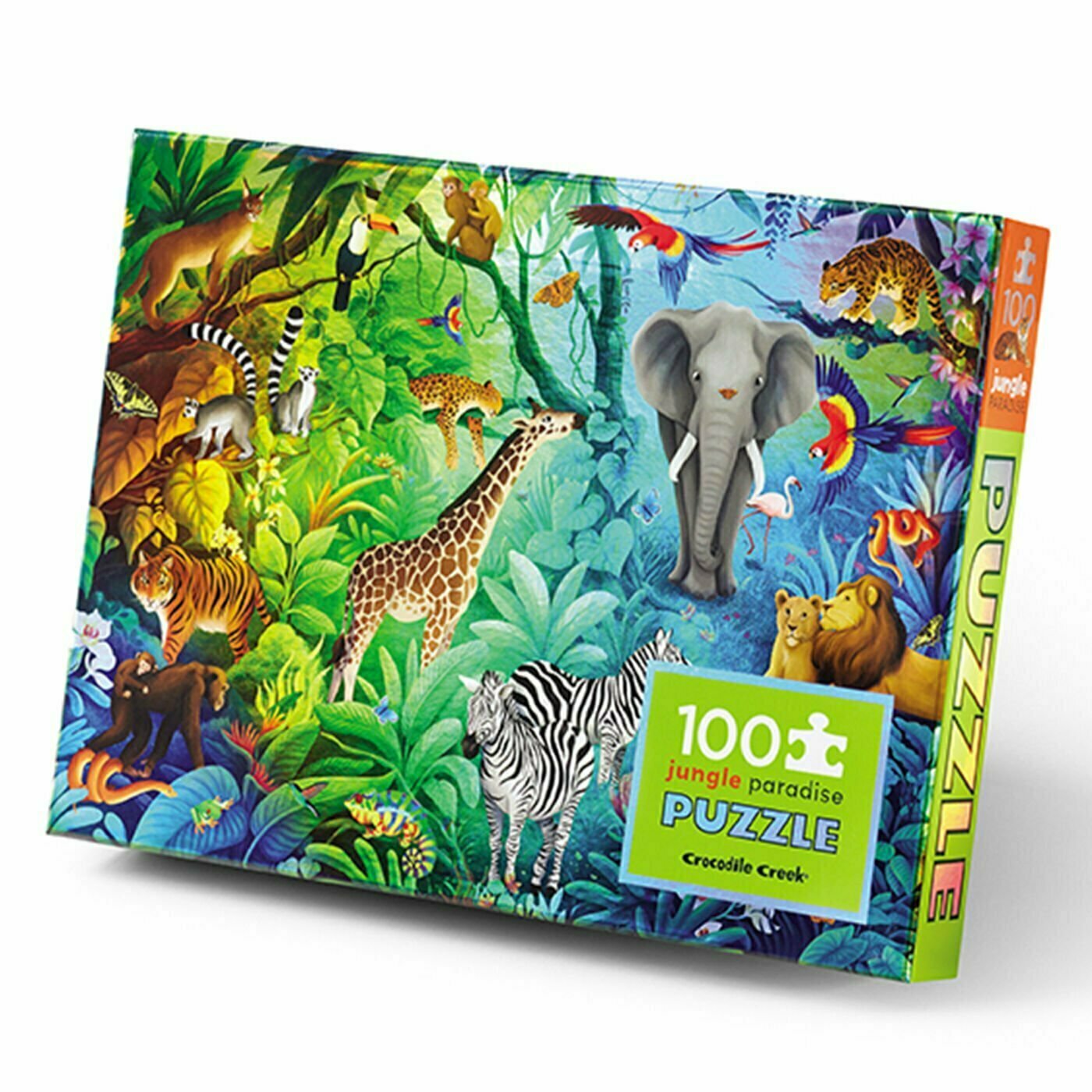 Crocodile Creek 100 Piece Holographic Puzzles Hippychick