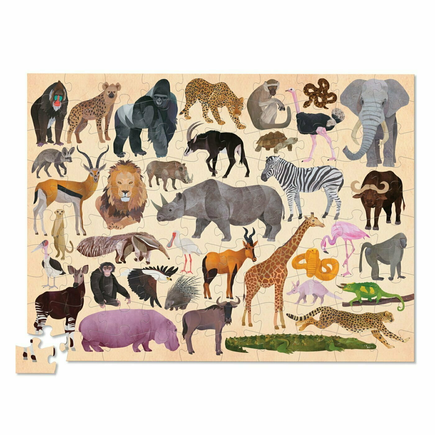 Crocodile Creek 100 Piece 36 Animal Puzzles