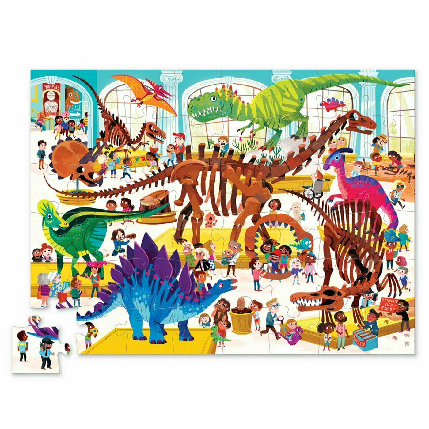 Crocodile Creek 48 Piece Day at the Museum Puzzles