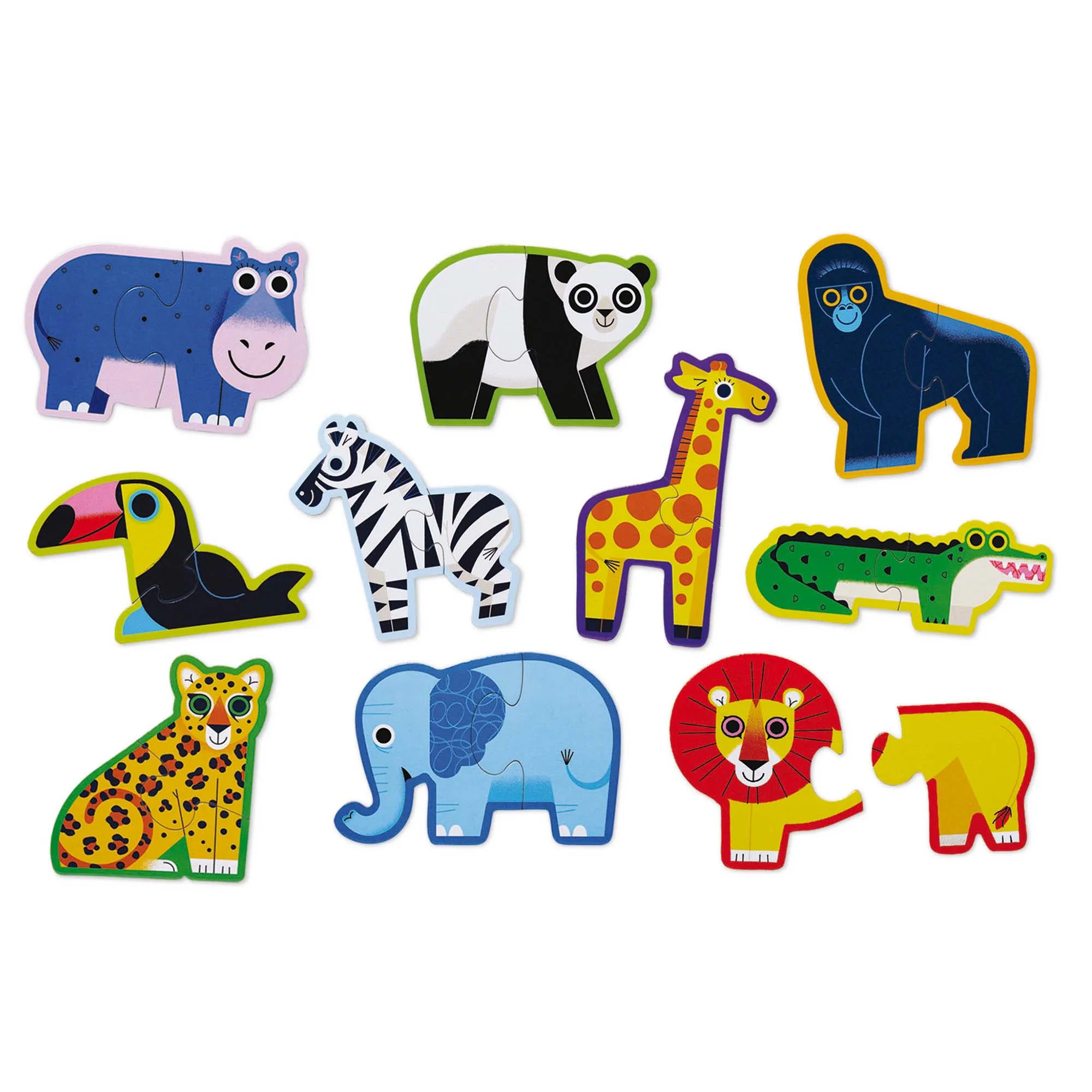 Crocodile Creek Let's Begin 2 Piece Puzzles