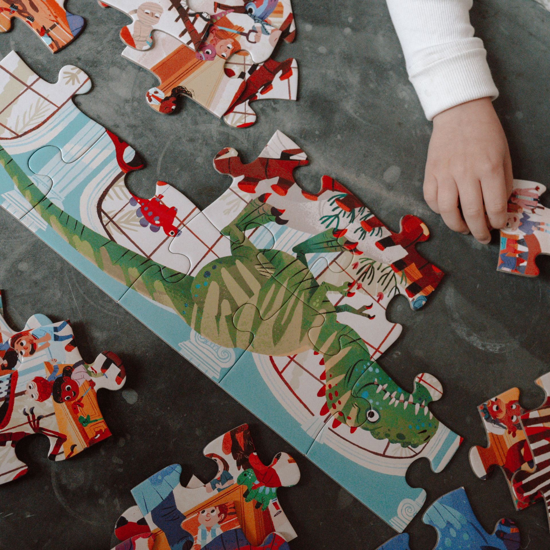 Crocodile Creek 48 Piece Day at the Museum Puzzles