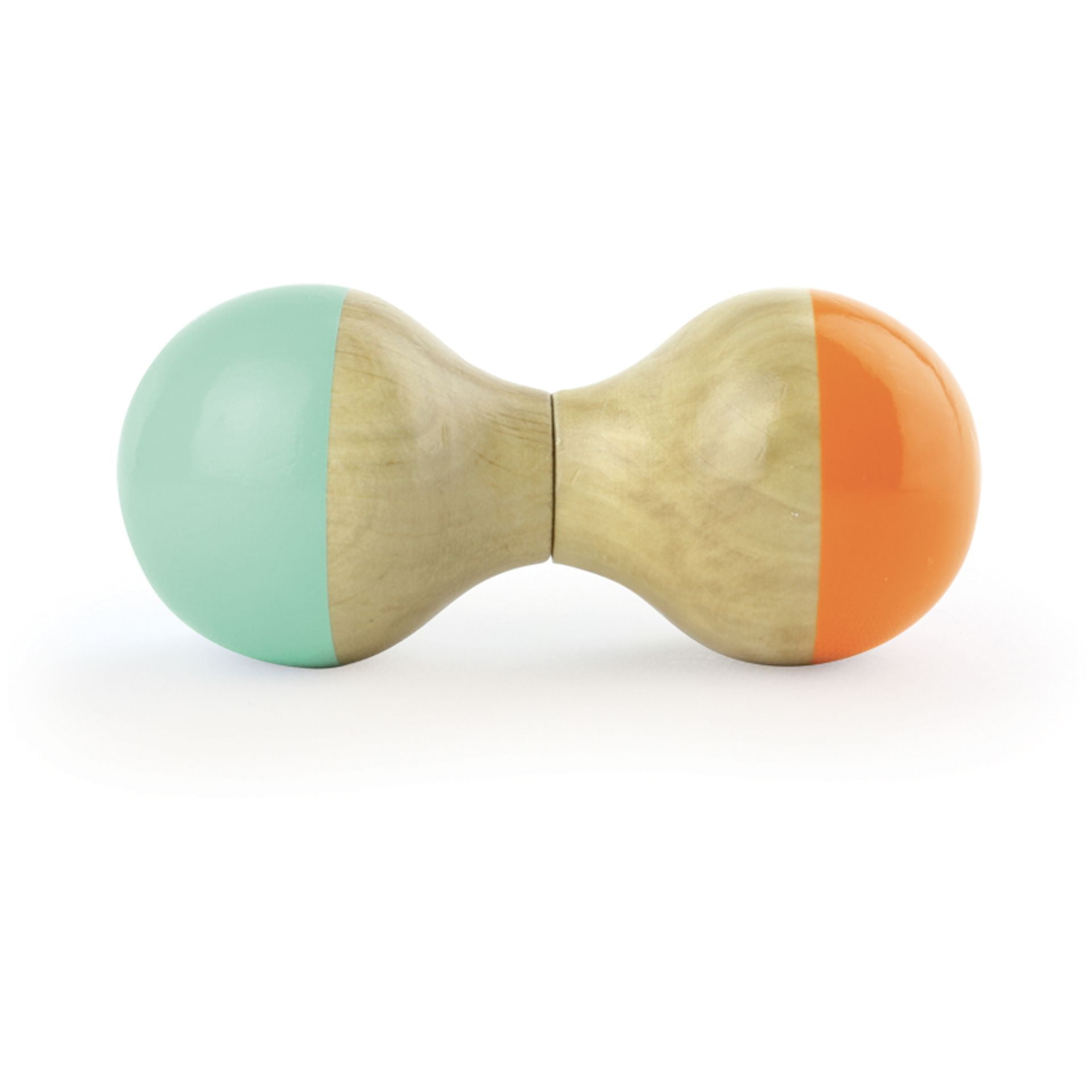 Vilac Mint and Orange Metal Maracas
