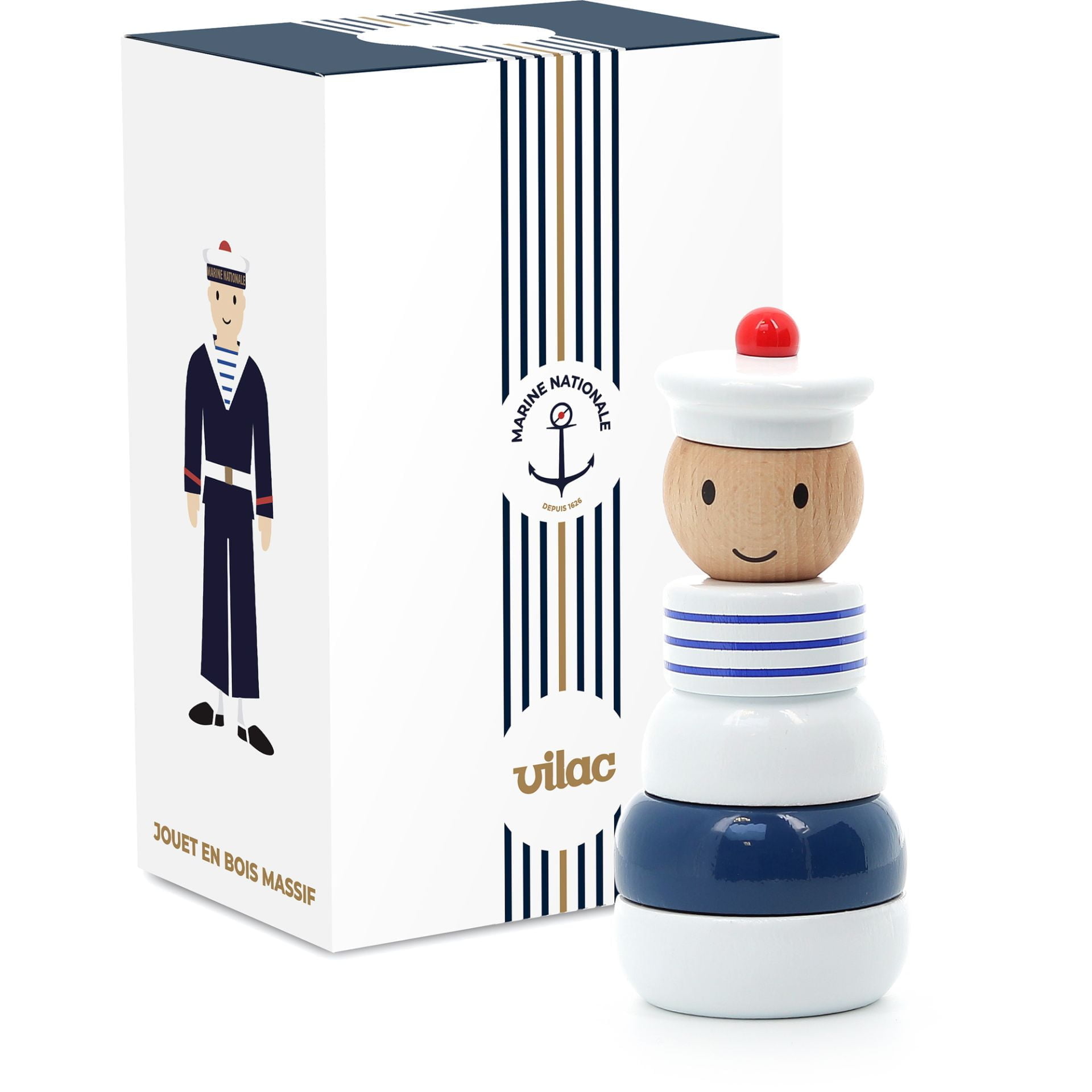 Vilac Sailor Stacking Toy