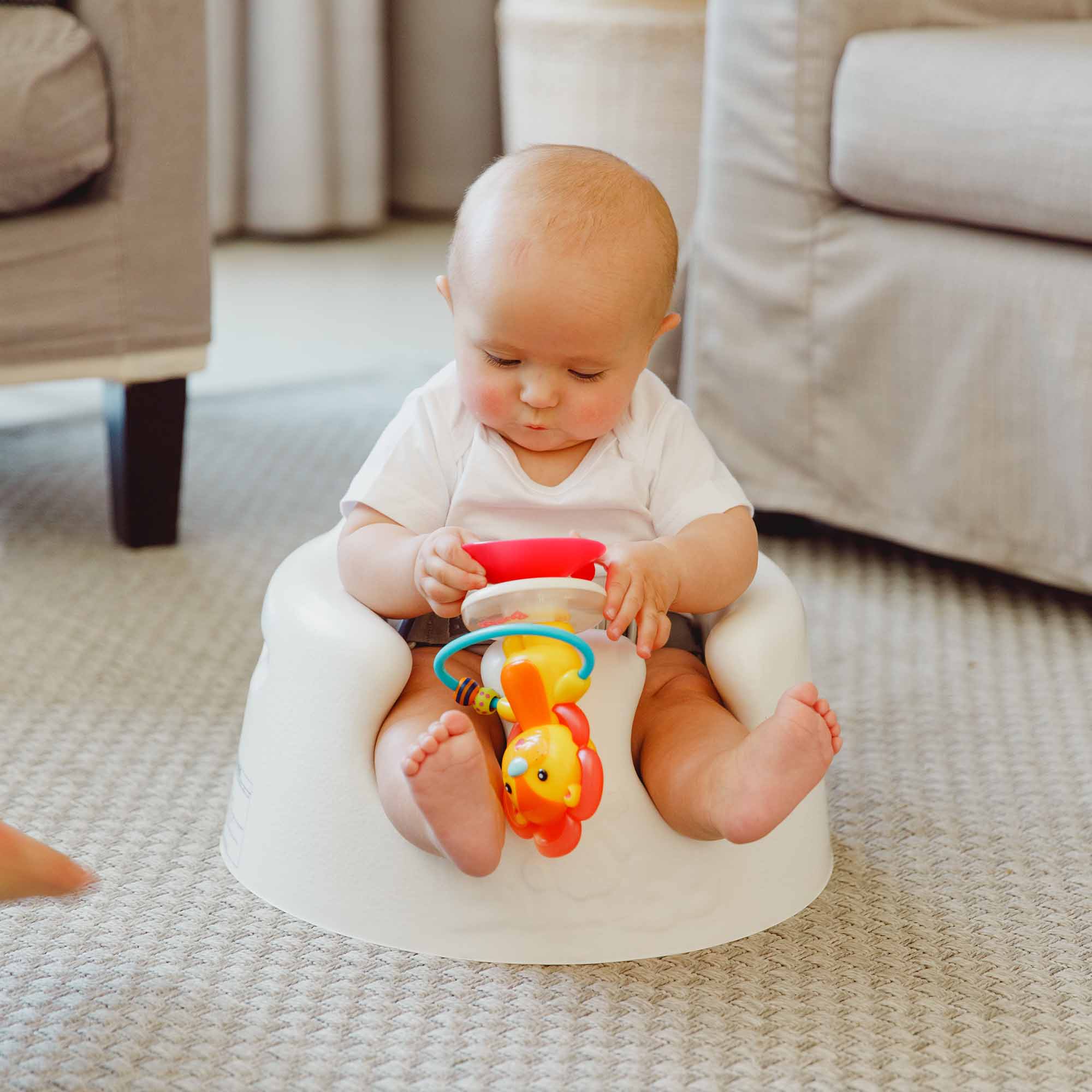 Cotton Floor Seat with baby