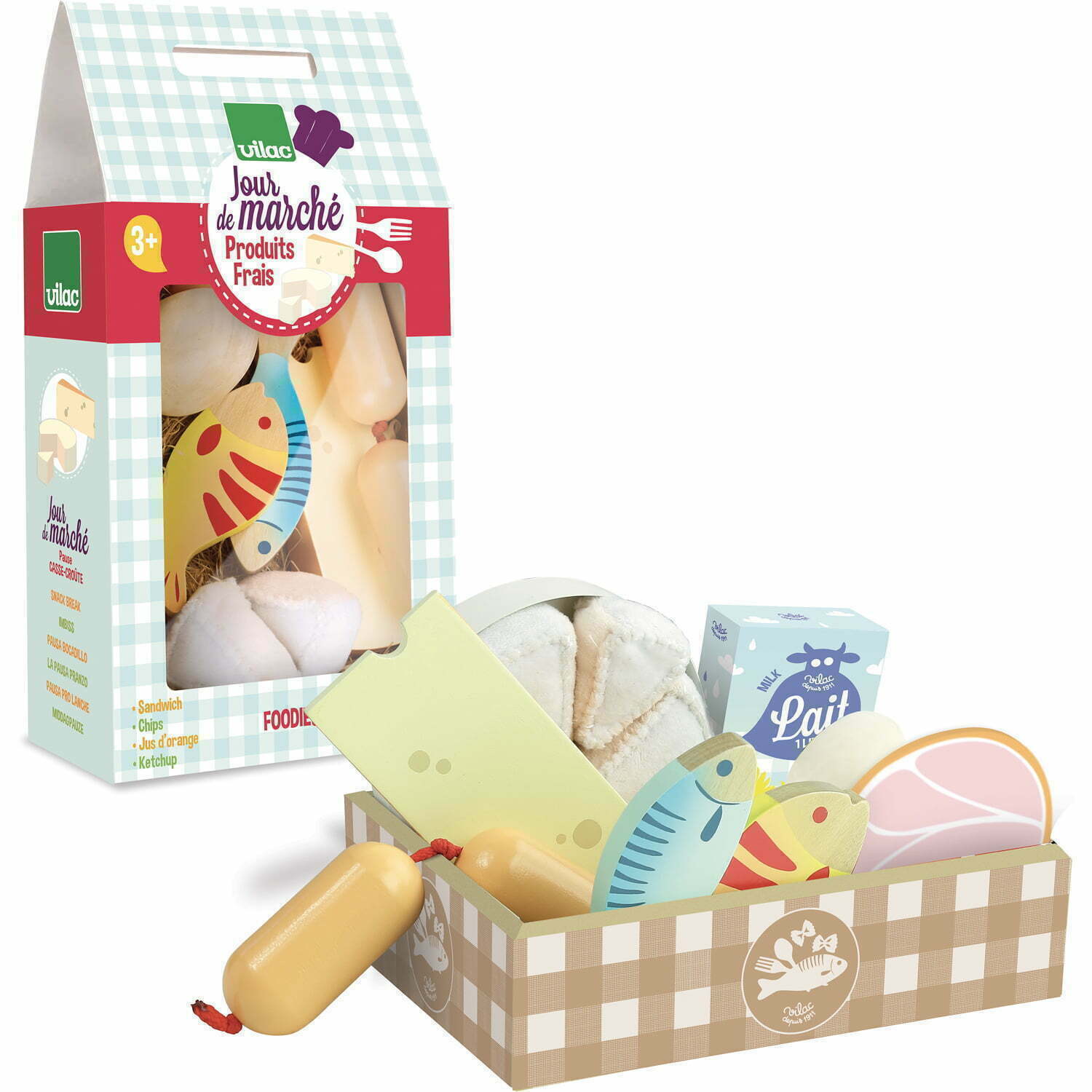 Vilac Fish, Ham and Cheese Set