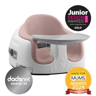 Multi Seat in Heather with award logos