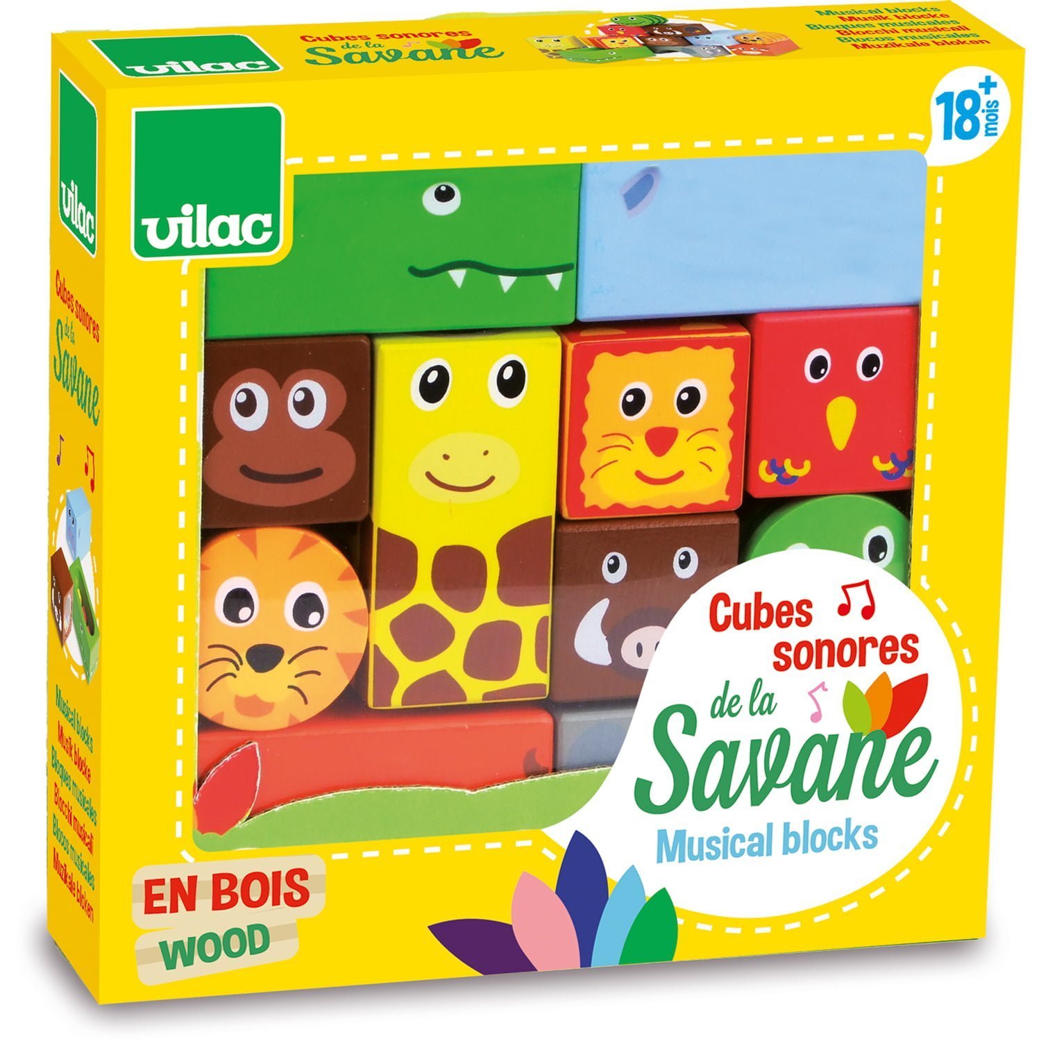 Vilac Savannah Musical Blocks