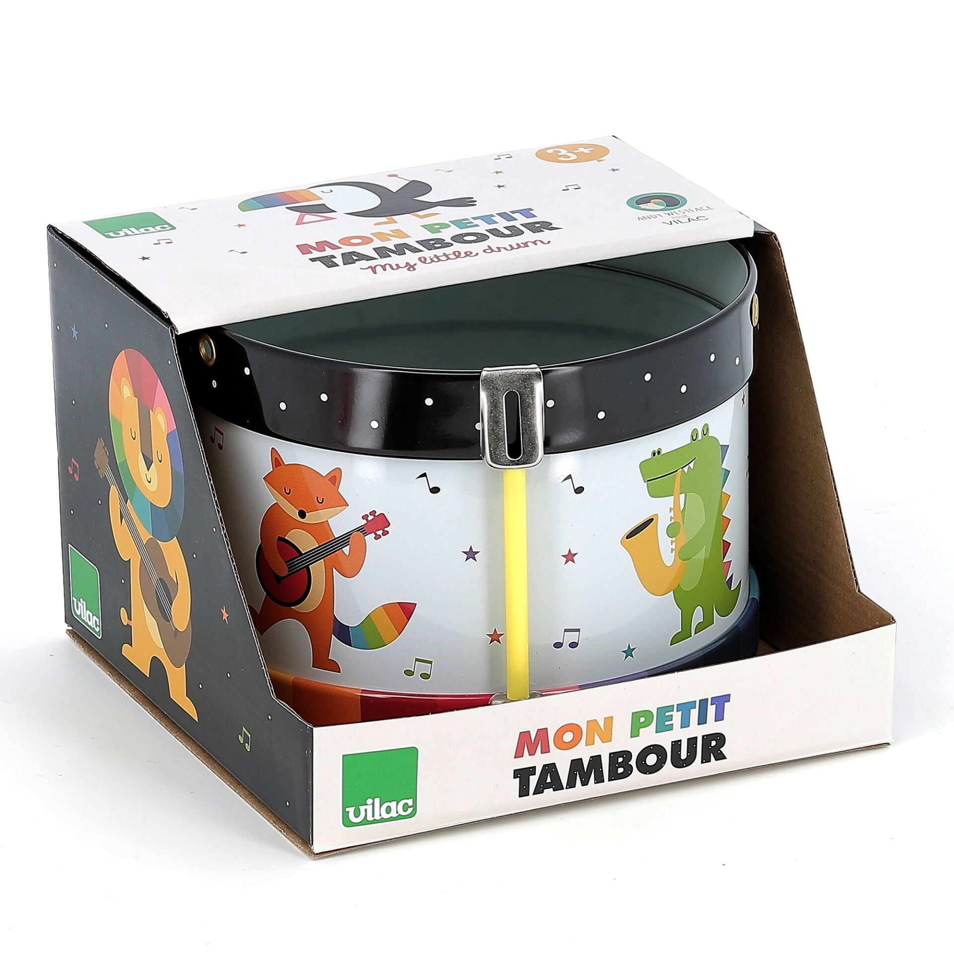 Vilac Andy Westface Metal Drum