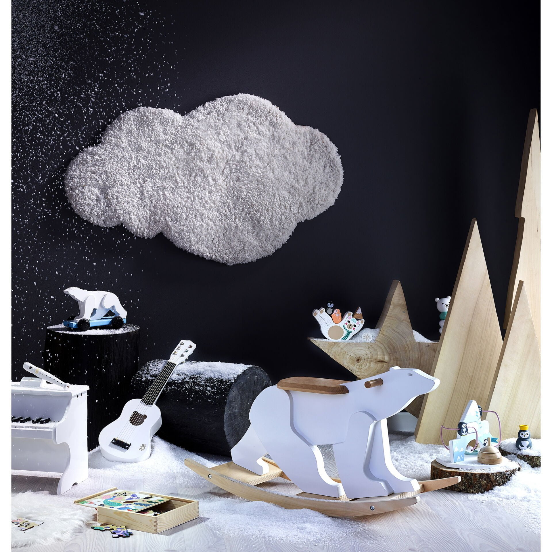 Vilac Pompon Bear Rocker