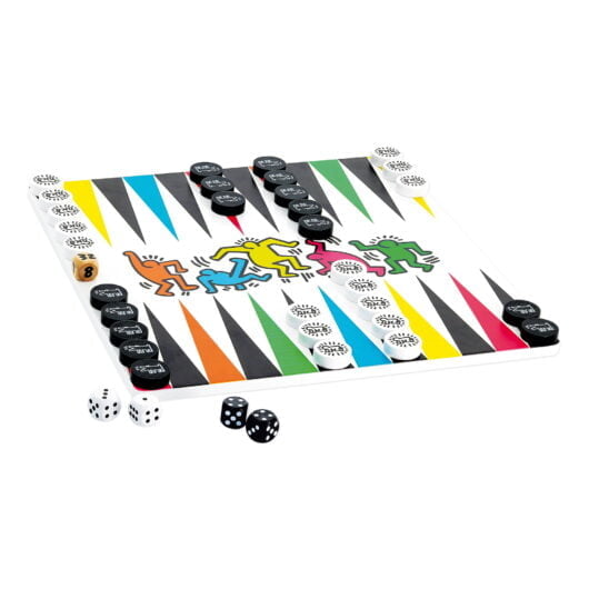 Vilac Keith Haring 2 In 1 Backgammon & Draughts Set