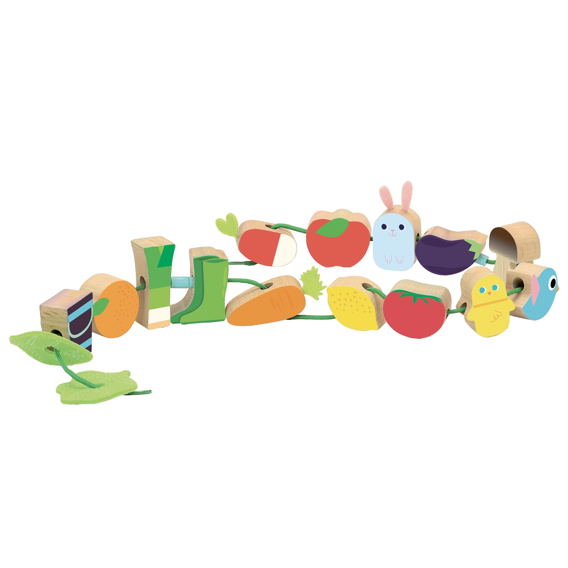 Vilac Vegetable Garden Large Beads Set