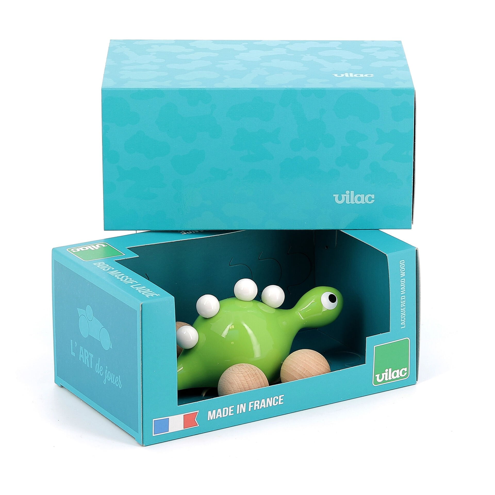 Vilac Rolling Green Dinosaur