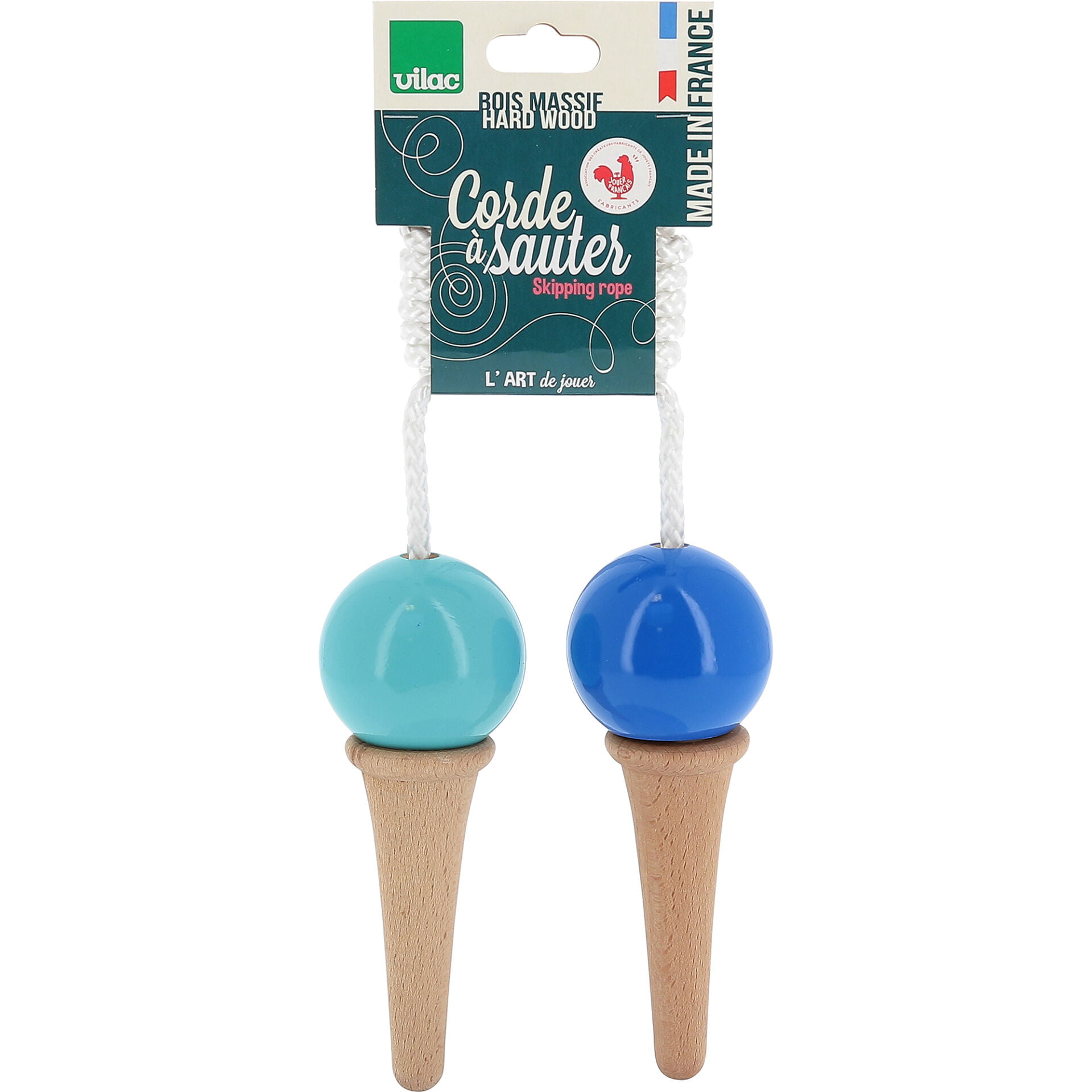 Vilac Blue Ice Cream Skipping Rope
