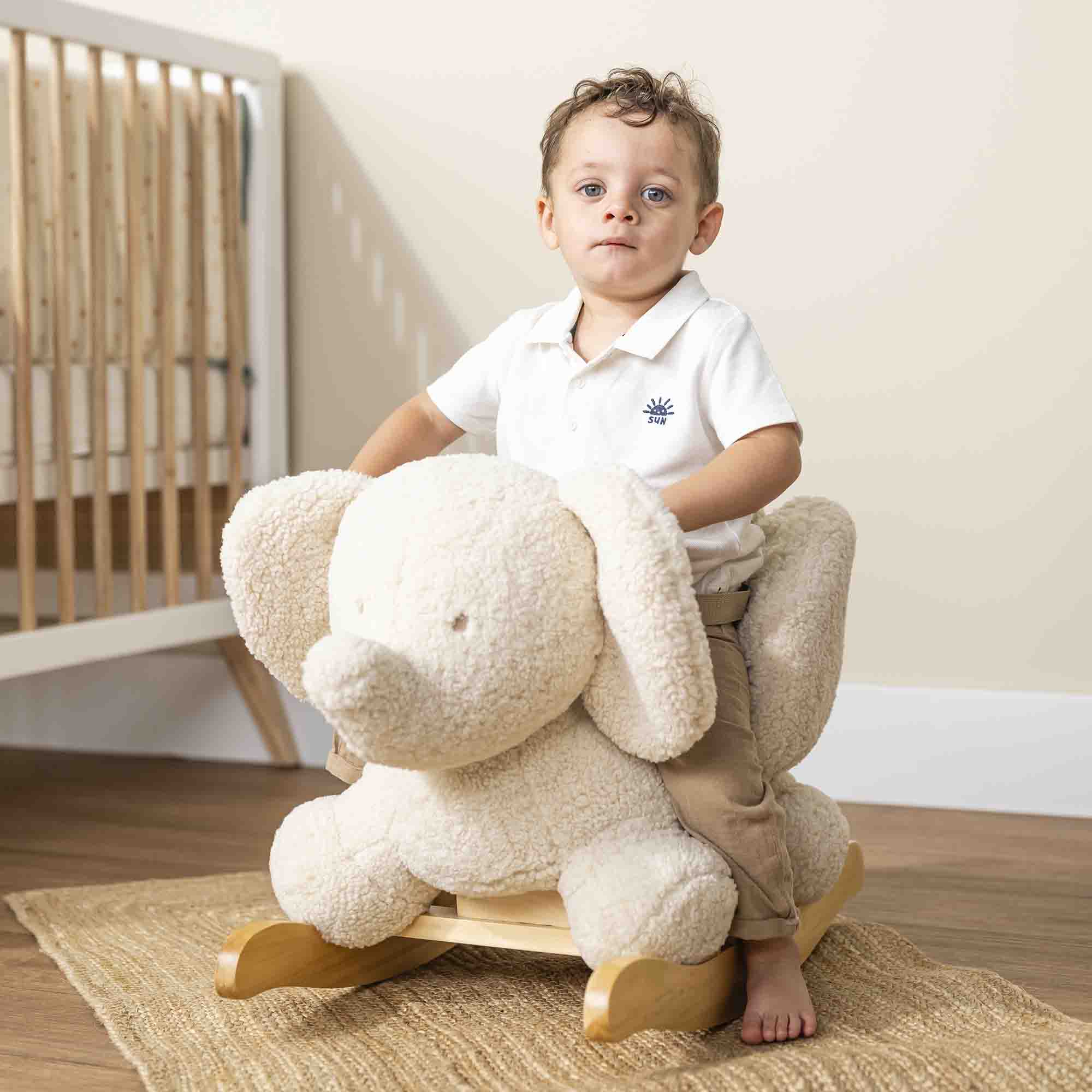 Nattou Teddy Rocker - Ecru Elephant