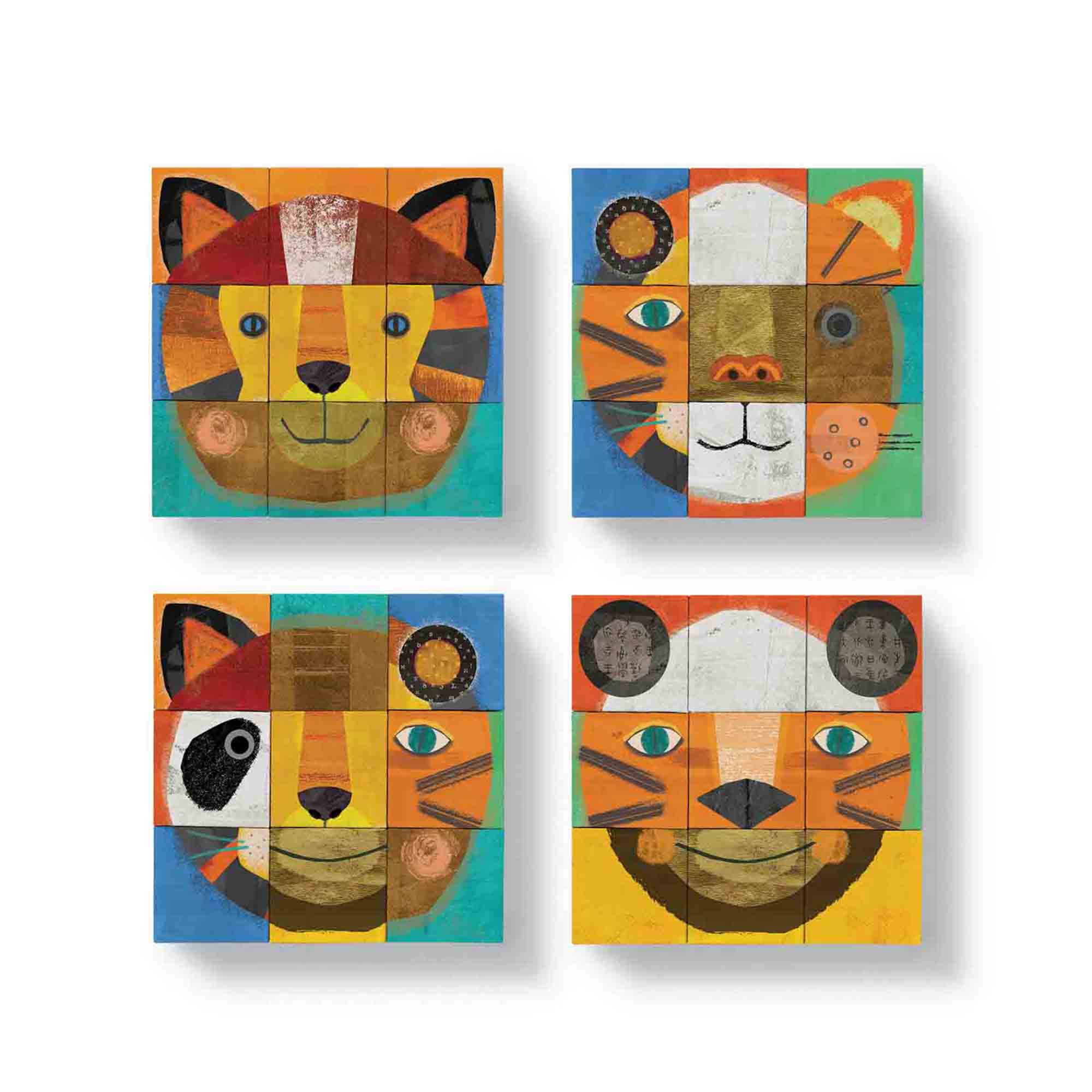 Crocodile Creek Make-a-Face Puzzle Blocks