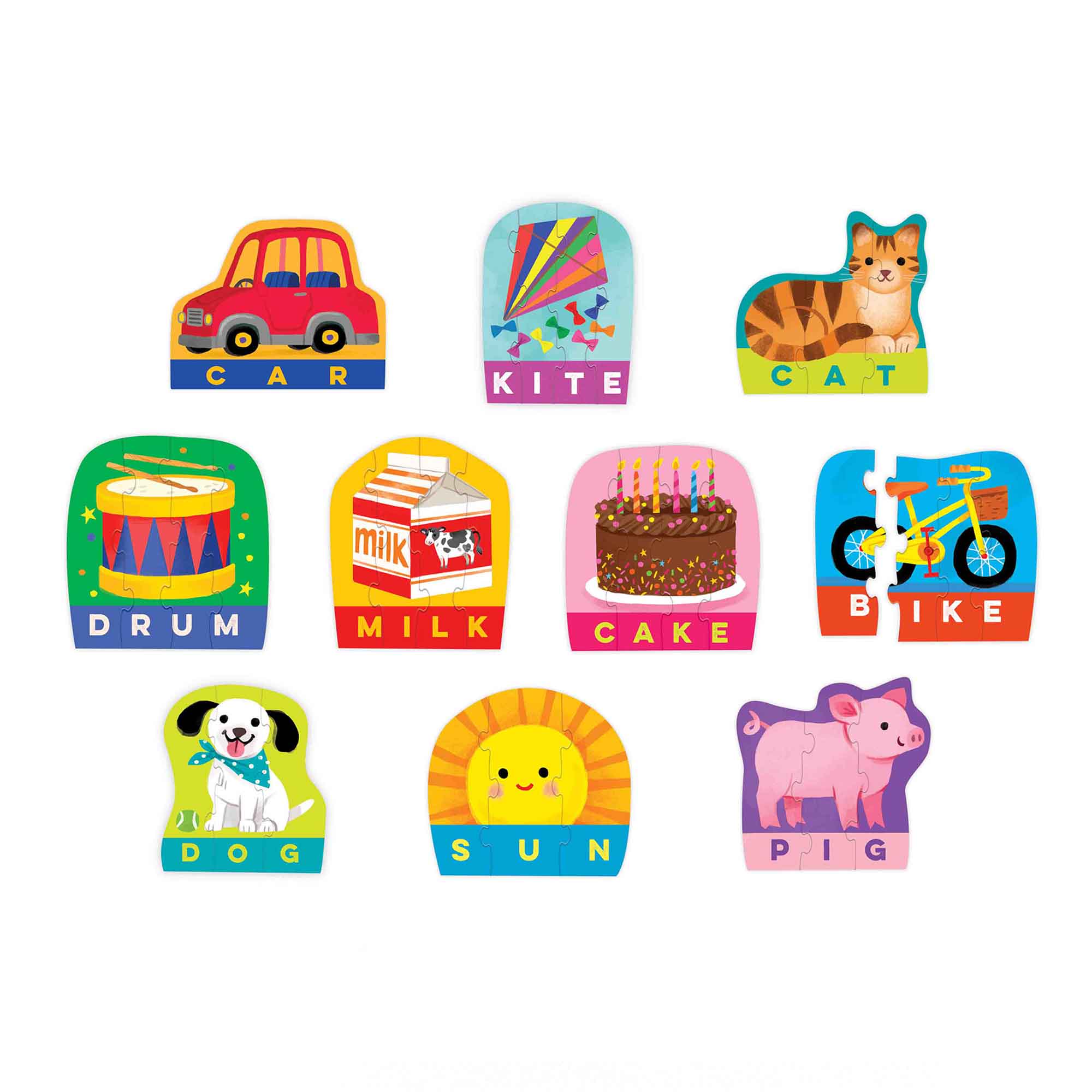 Puzzle pieces put together