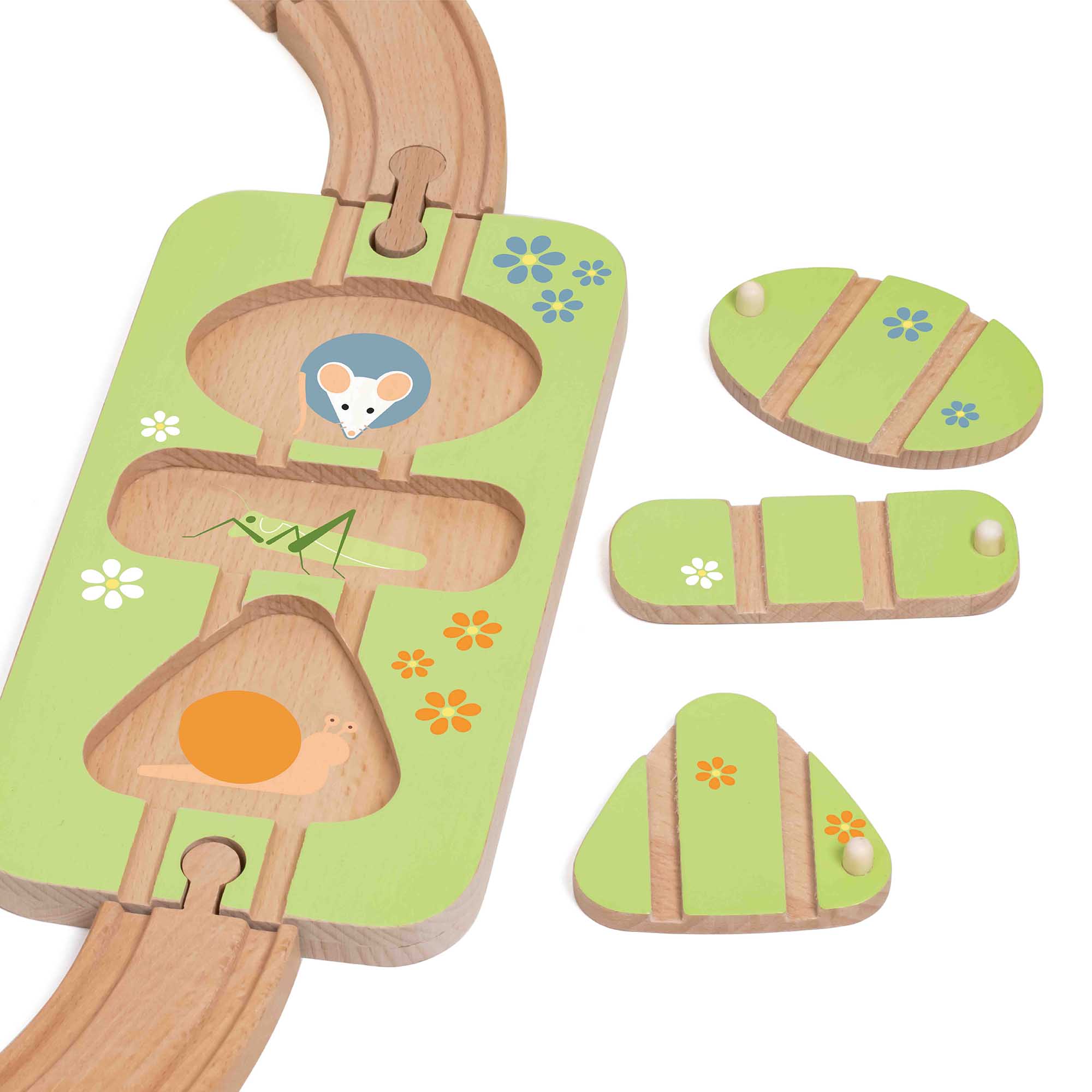 Close up of the Little Train Set