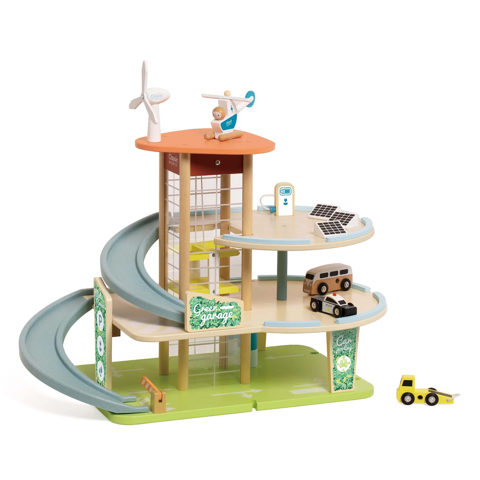 Classic World Green Garage
