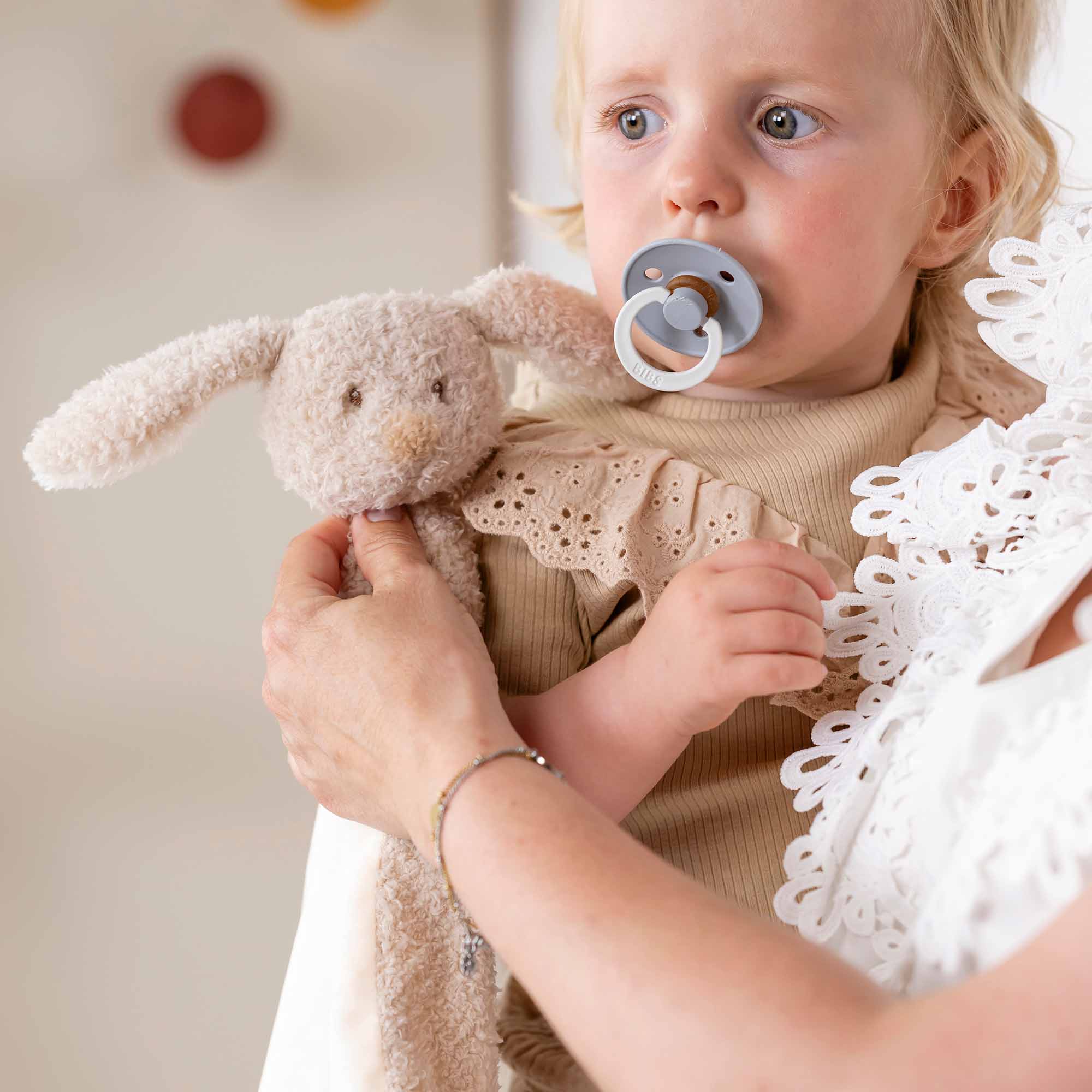 Child with Maxi Doudou Bunny
