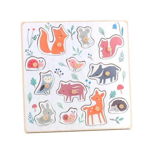 Sarah Betz Wooden Peg Puzzle