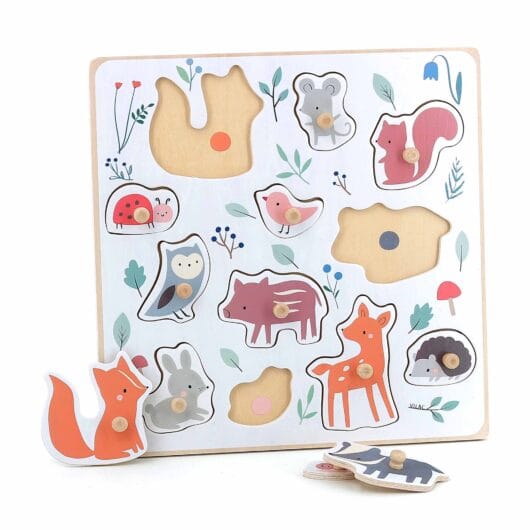 Sarah Betz Wooden Peg Puzzle