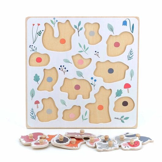 Sarah Betz Wooden Peg Puzzle
