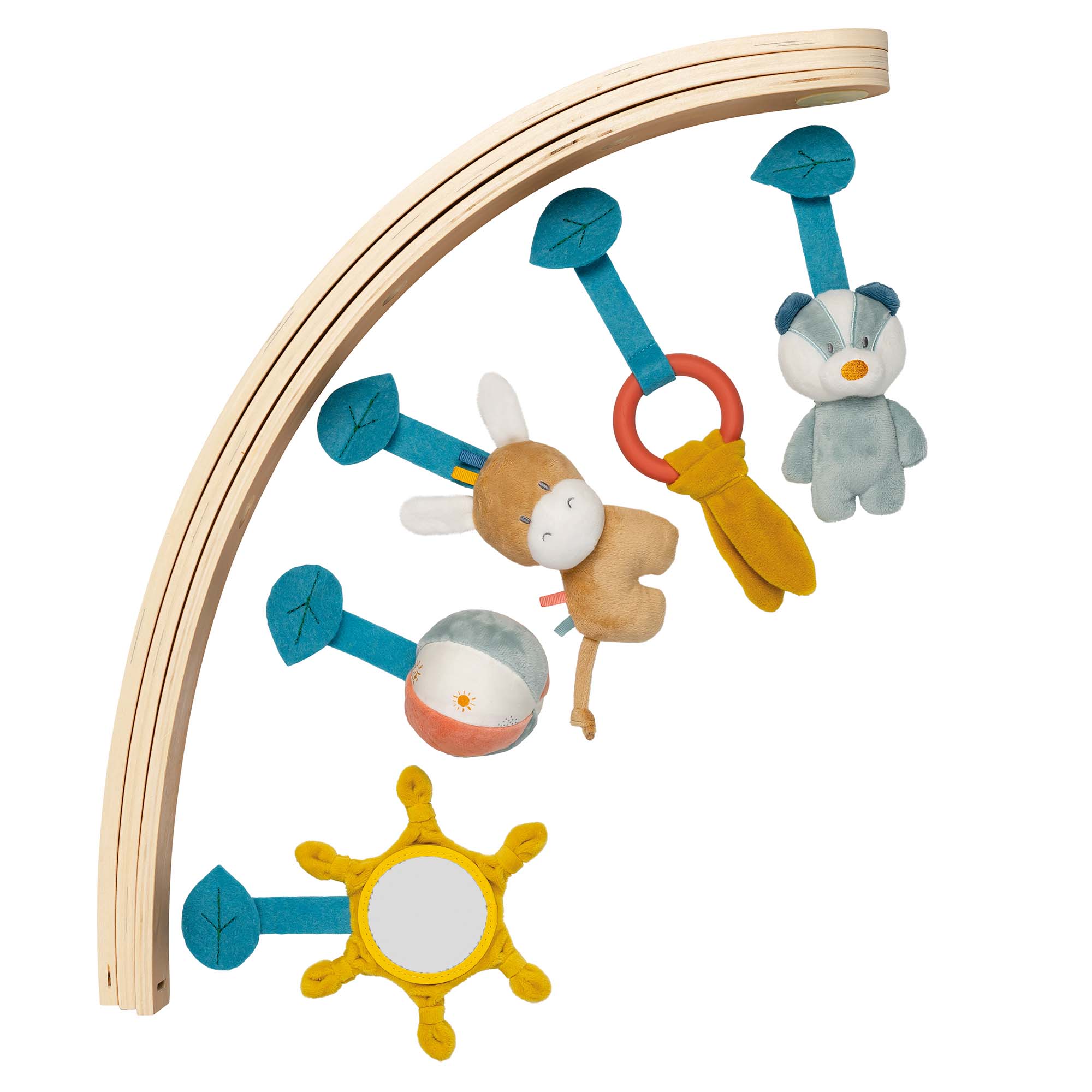 Felix and Leo Playmat with wooden arches