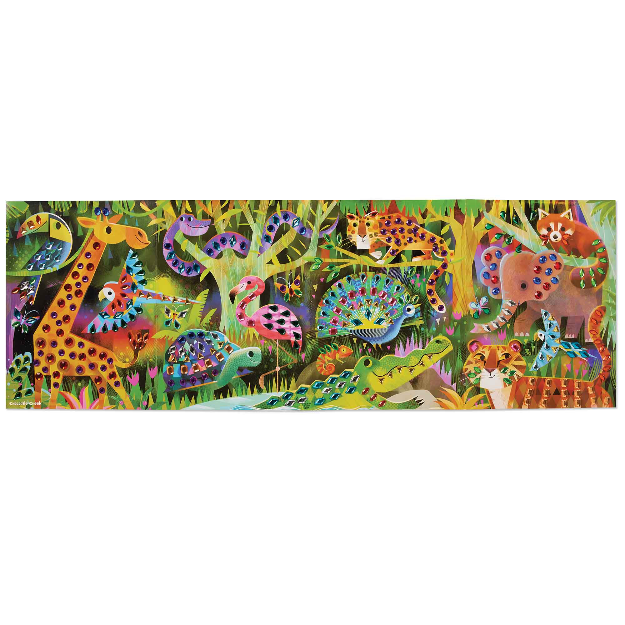 Jewel Art Poster - Jungle Paradise