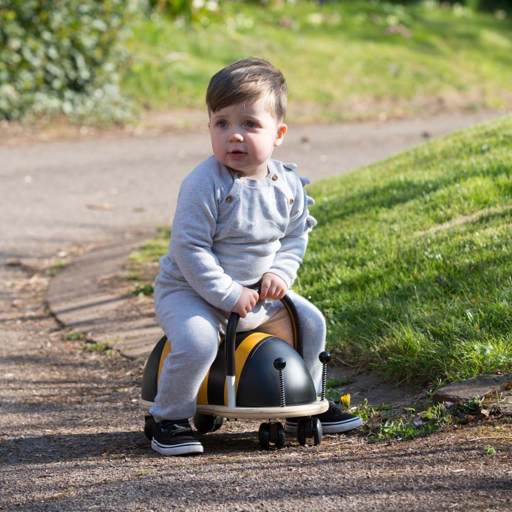 Hippychick 2021. -119 RESIZED Boy on Bee Wheely Bug