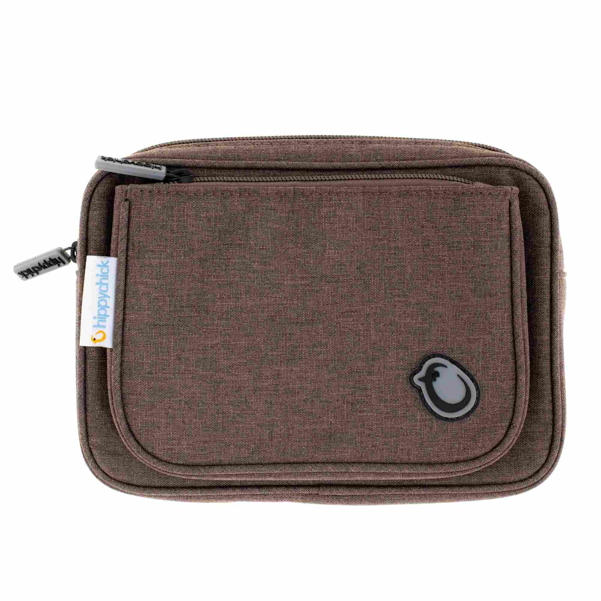 Denim Mocha Travel Pouch
