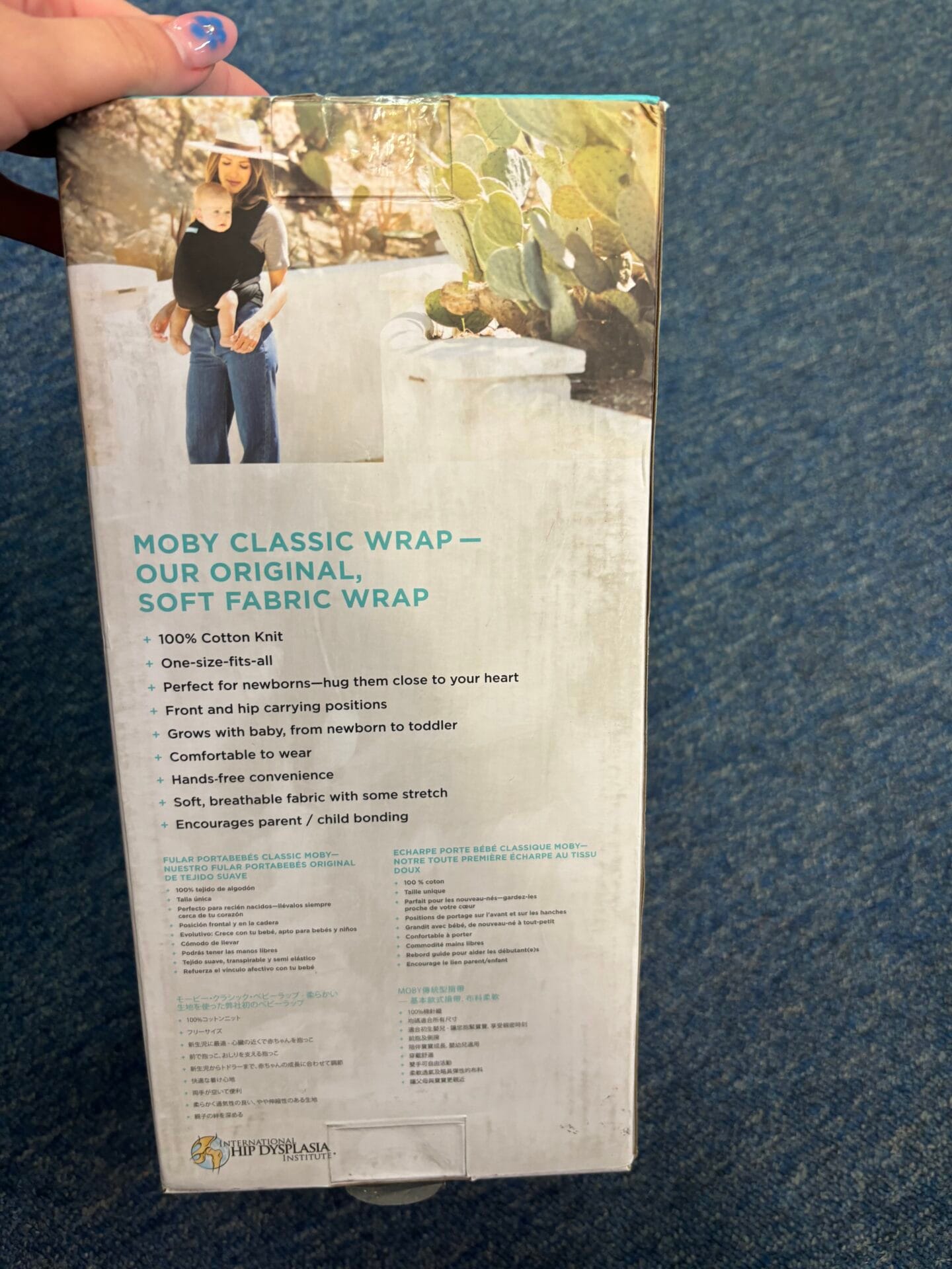 Preloved - Moby Classic Baby Wrap - Black