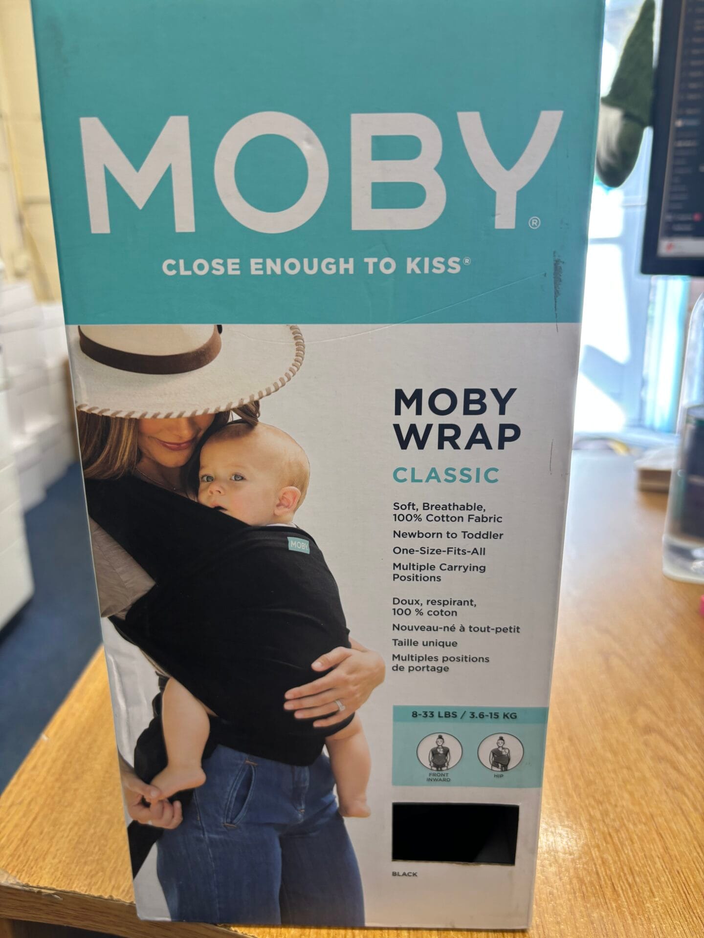 Preloved - Moby Classic Baby Wrap - Black