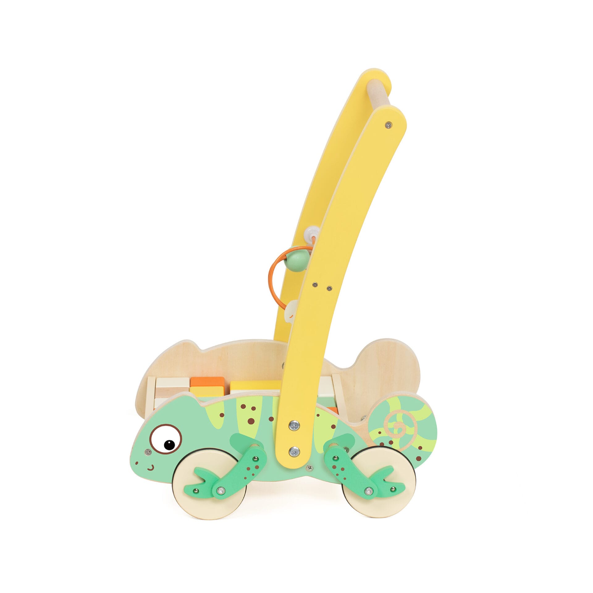 Classic World Chameleon Baby Walker With Blocks