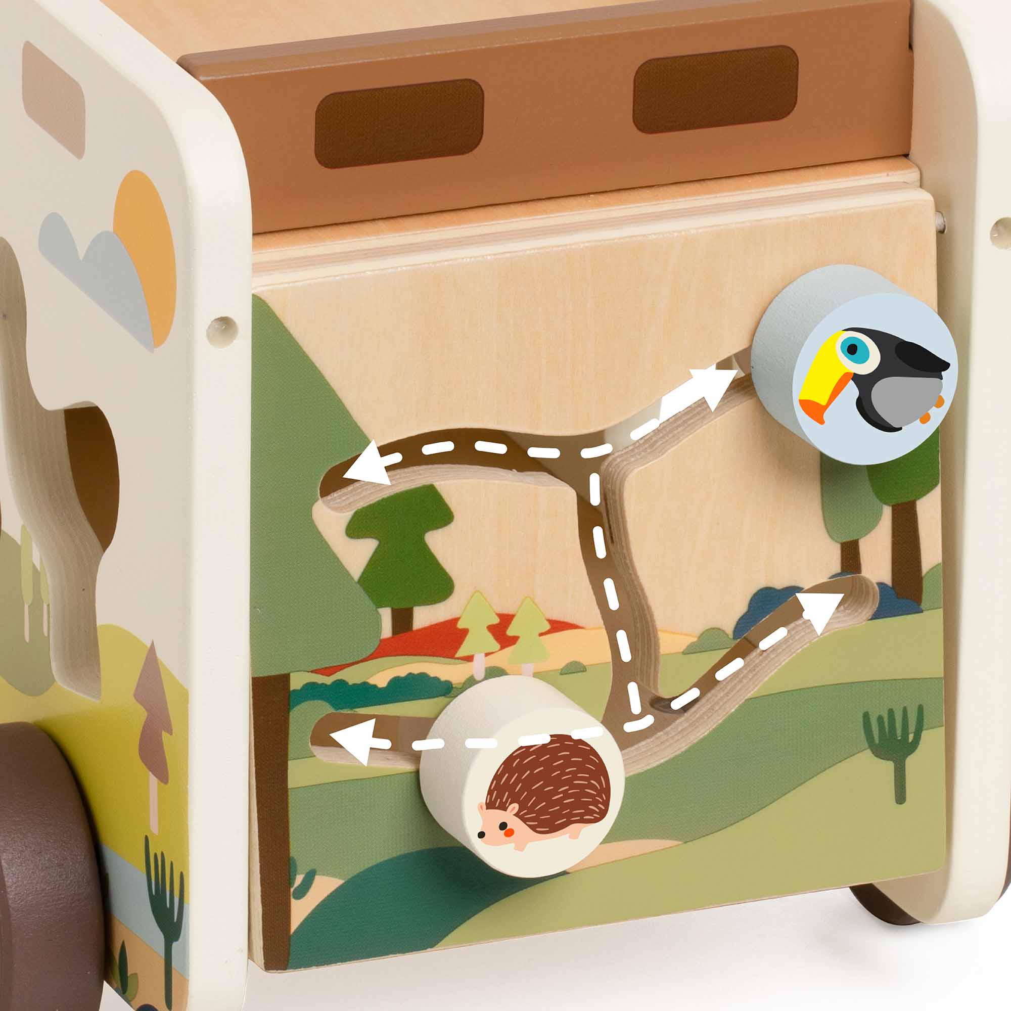 Classic World Prairie Adventurer Truck back door maze