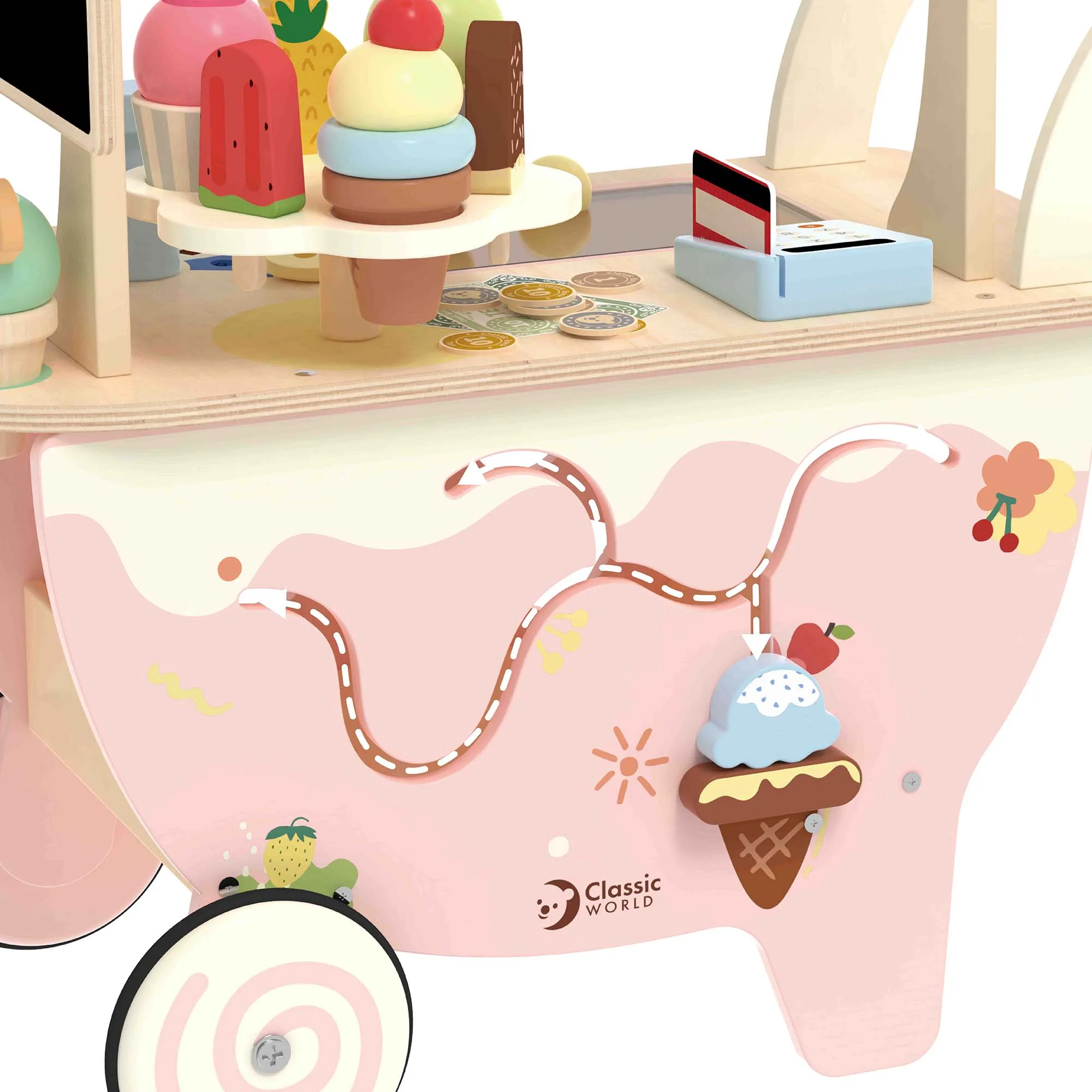 Classic World Ice Cream Cart