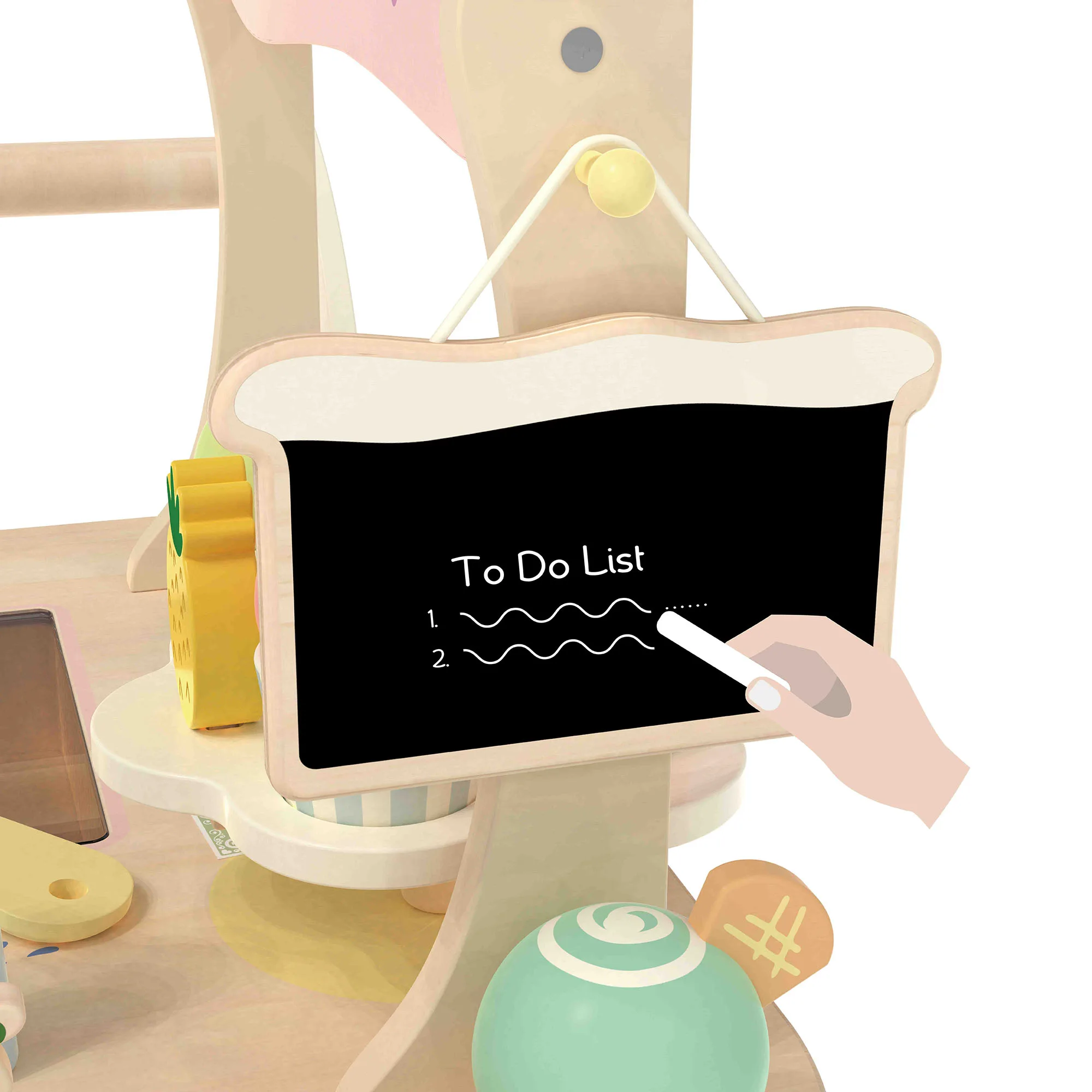 Classic World Ice Cream Cart chalk board
