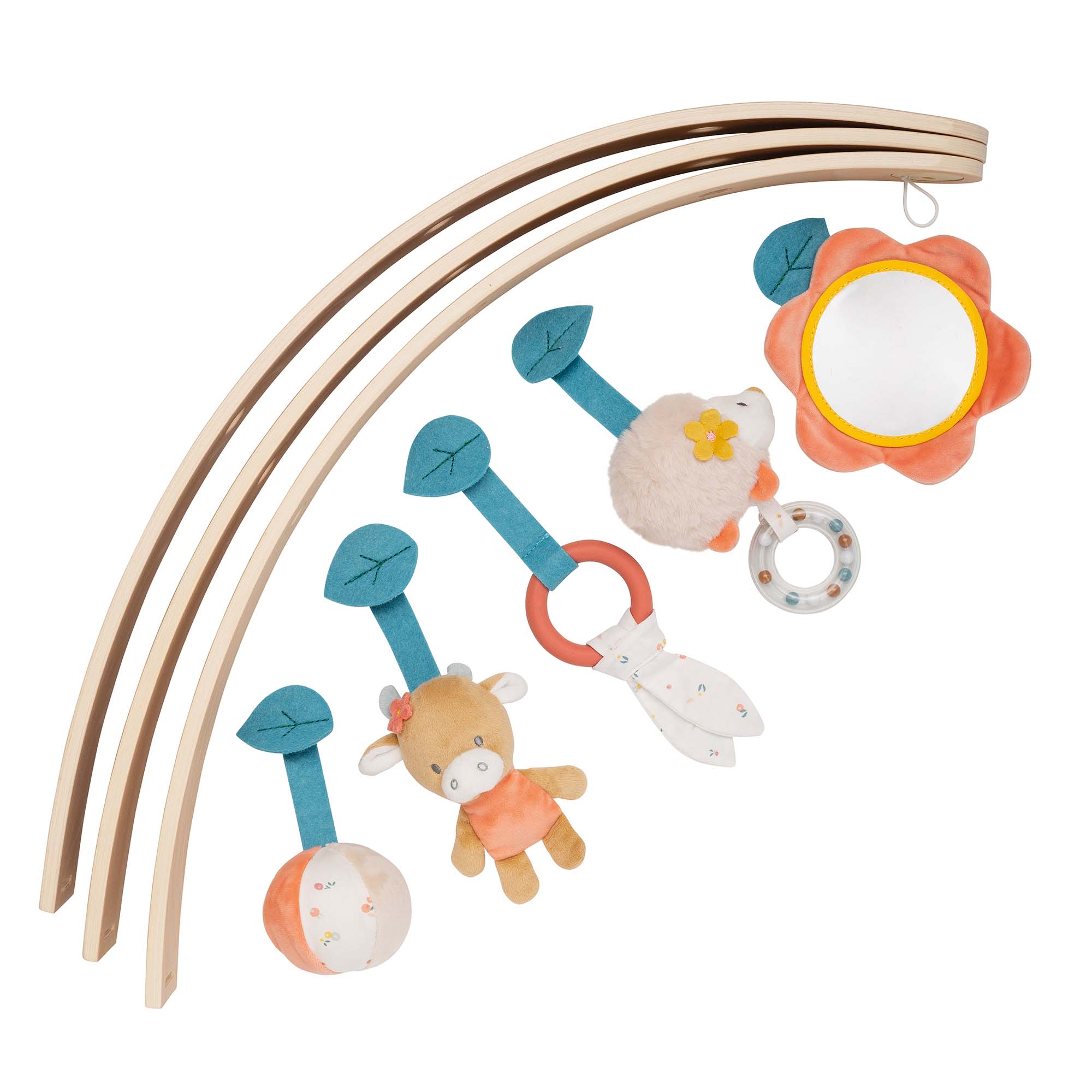 Playmat arches with toys