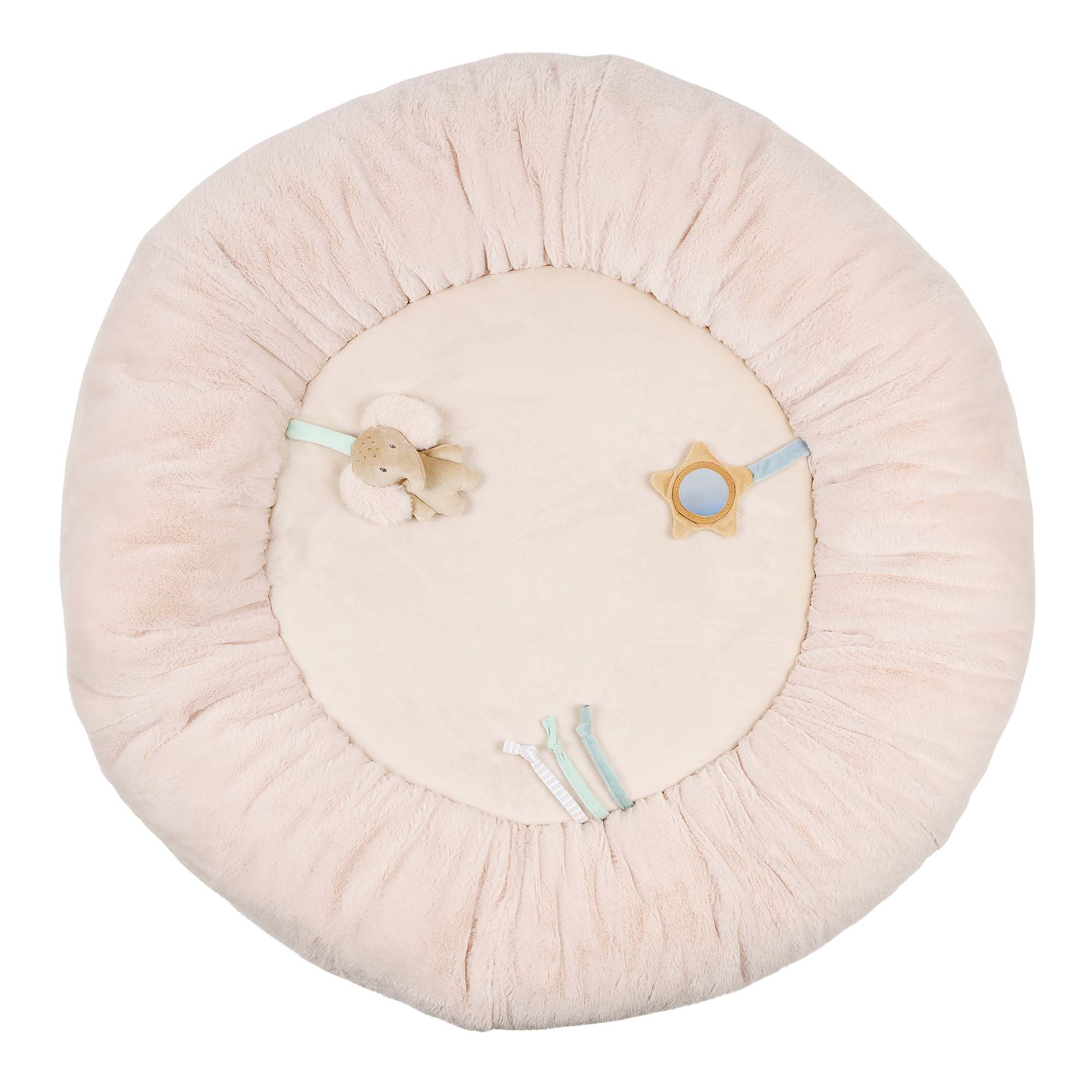 Nattou Flo, Ernest and Oli - Stuffed Playmat Without Arches
